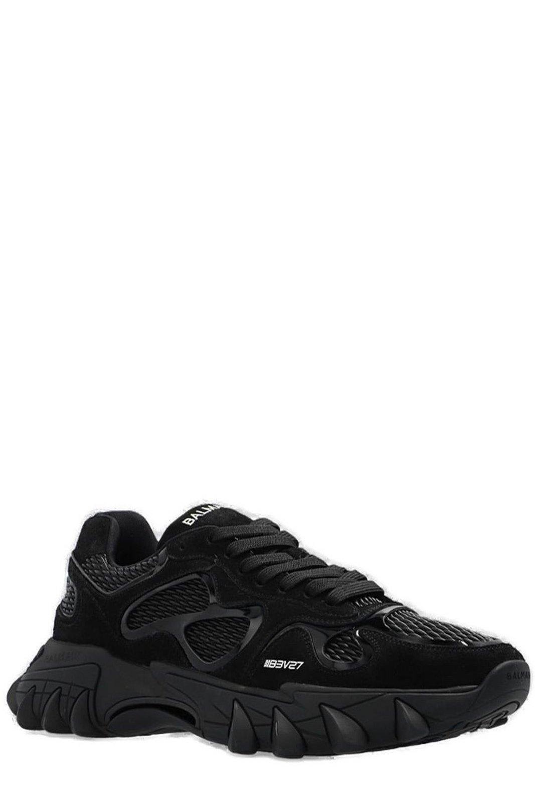 Balmain B-east Sneakers in Black | Lyst