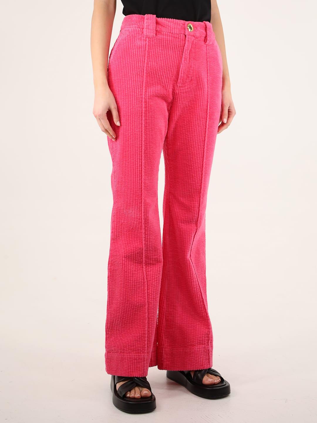 pink corduroy trousers womens