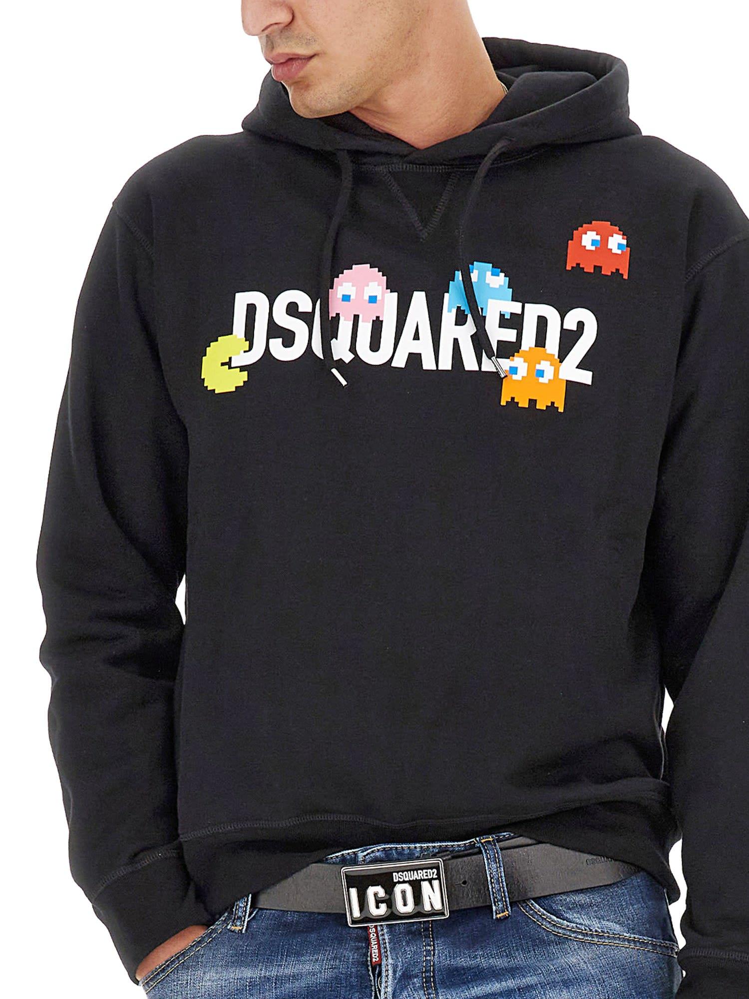 DSquared² Dsquared X Pac-man Sweatshirt in Black for Men | Lyst