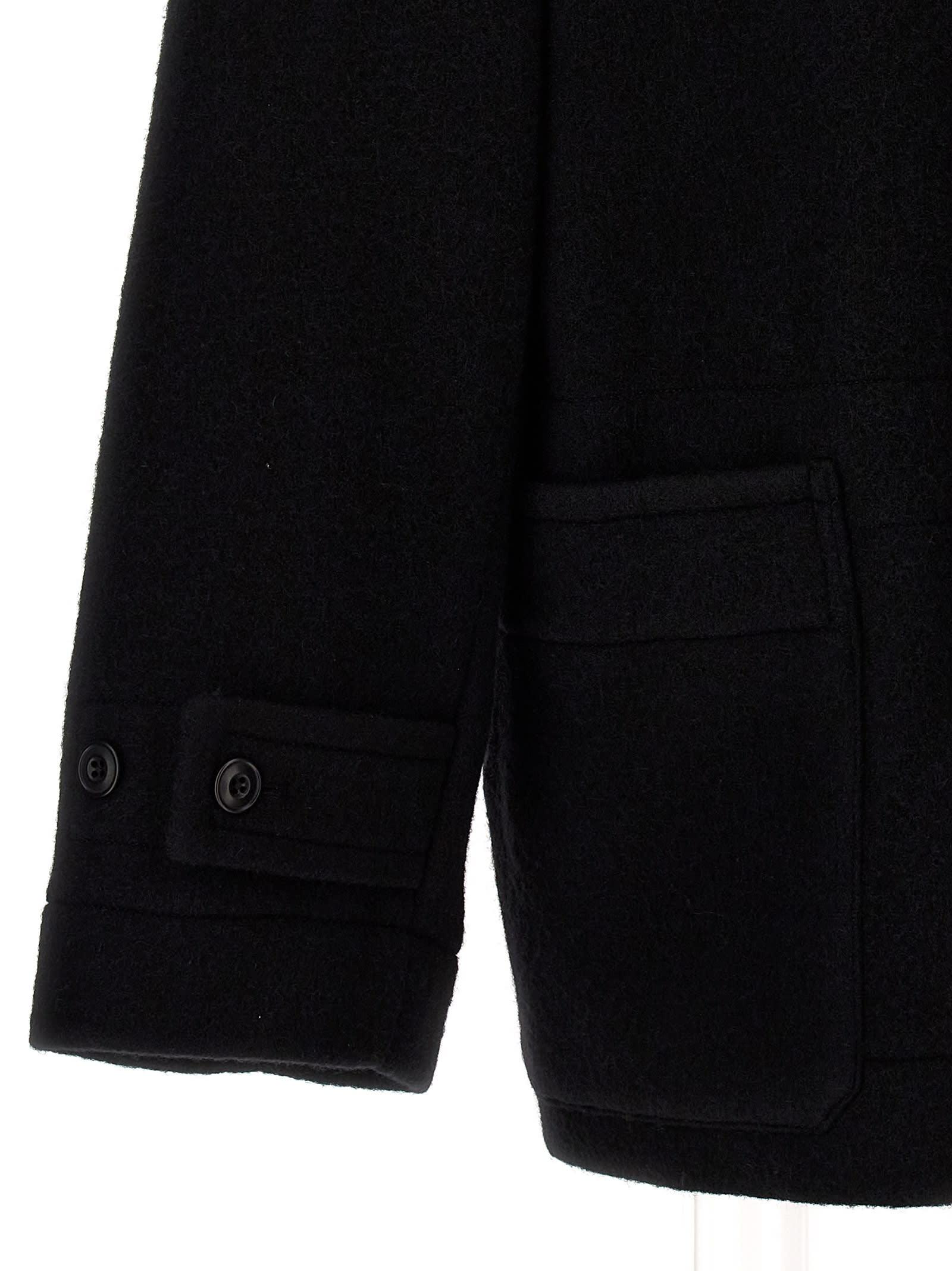 ジャケット・アウター LEMAIRE BOXY DUFFLE COAT Men's Boxy Duffle Coat — Black – La Garçonne