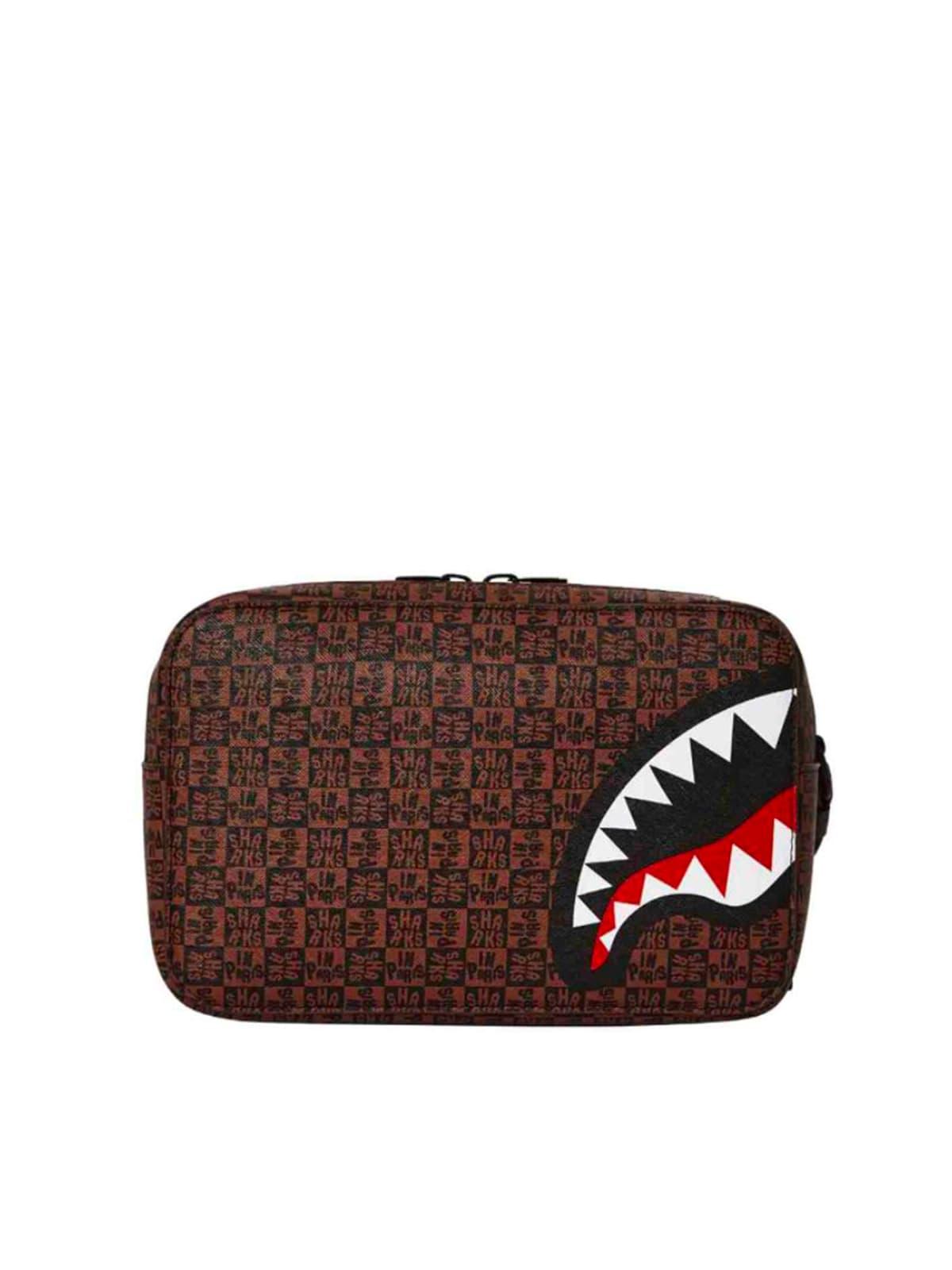 Sprayground Shark Shape Check Pouche