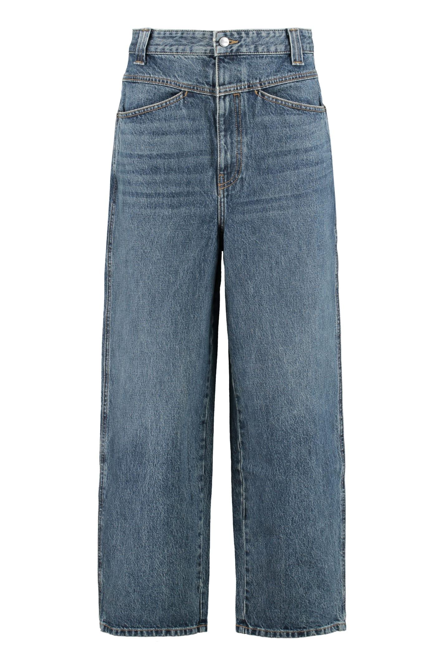 Khaite The Preen Jean Wide-leg Jeans in Blue | Lyst