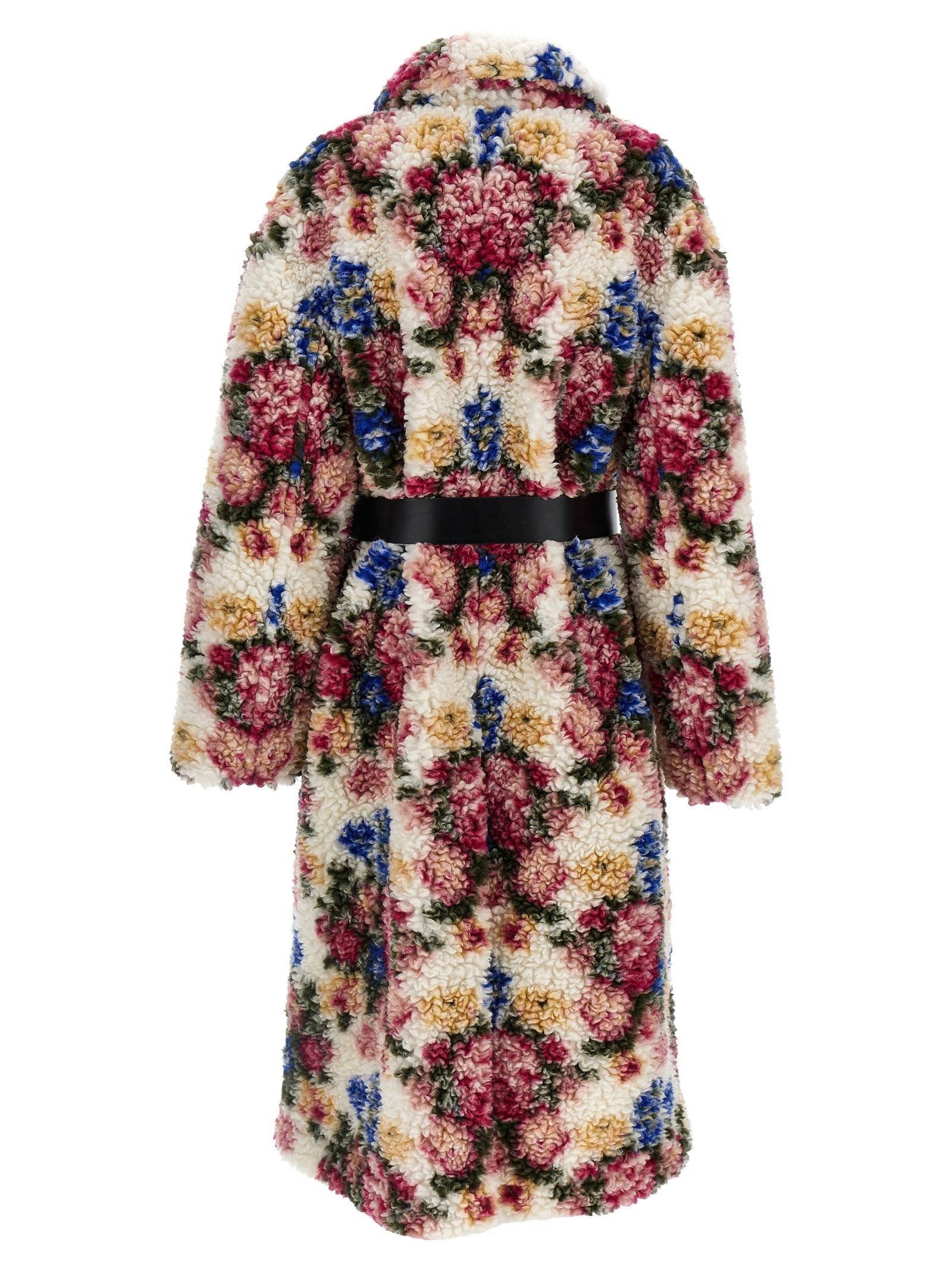 Loewe Jacquard Floral Bouquet Coat | Lyst