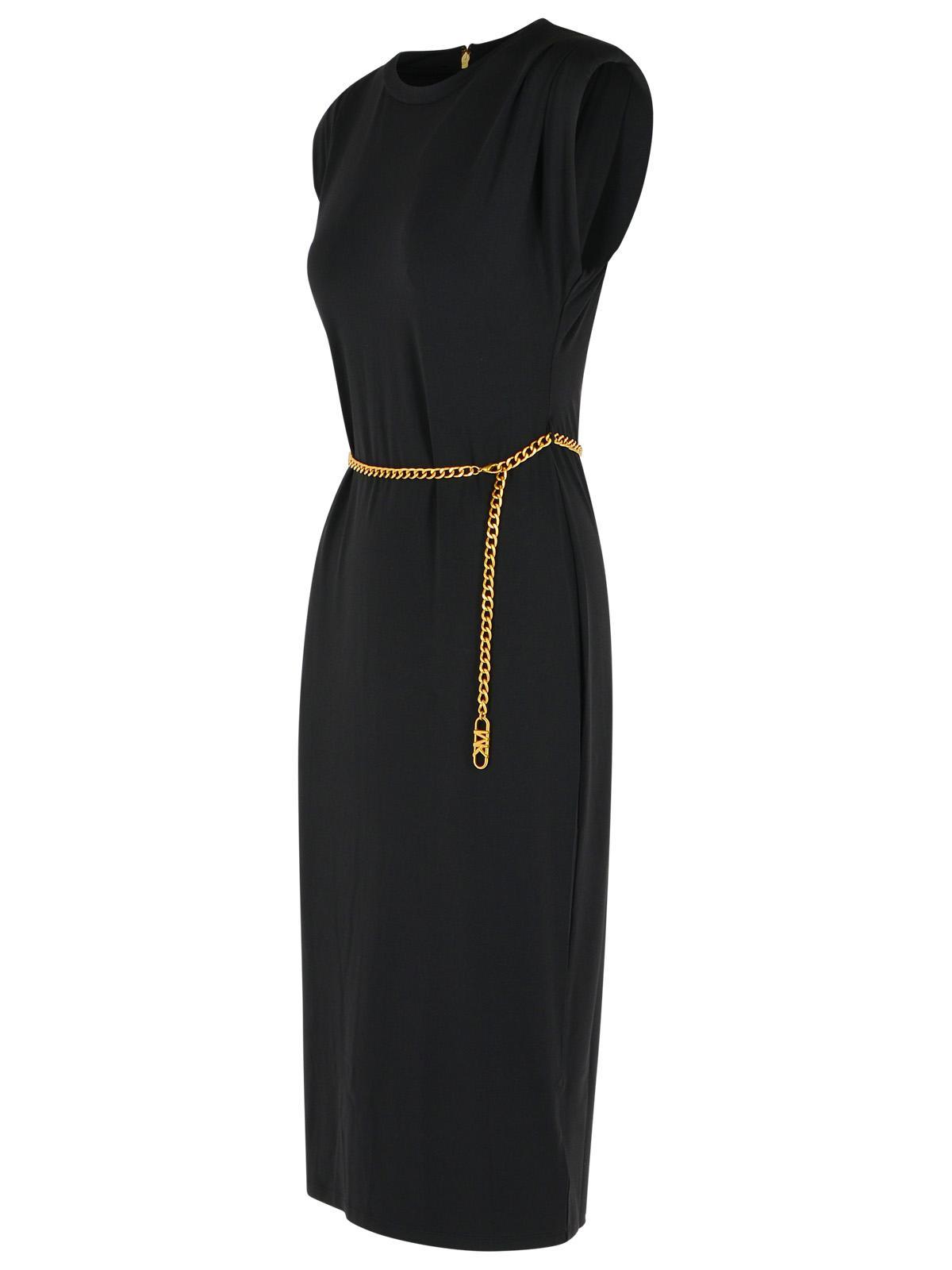 ワンピース Michael By Michael Kors Dress Cutout Ribbed Stretch Viscose One Shoulder Dress | Michael