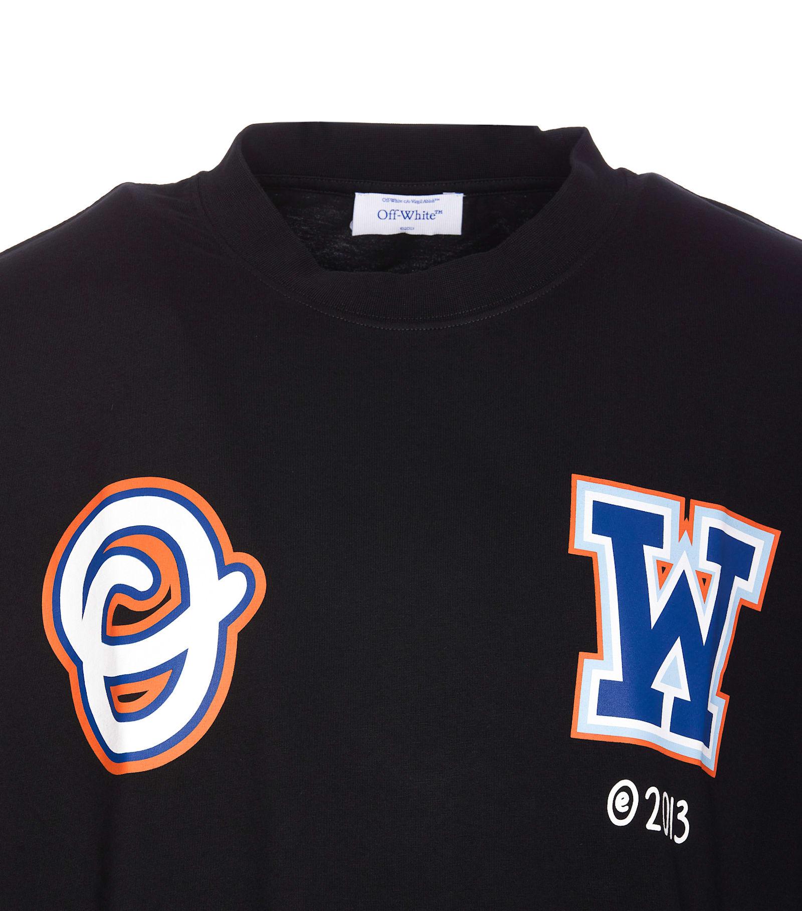 Off-White c/o Virgil Abloh Wizard Skate T-Shirt in Black for