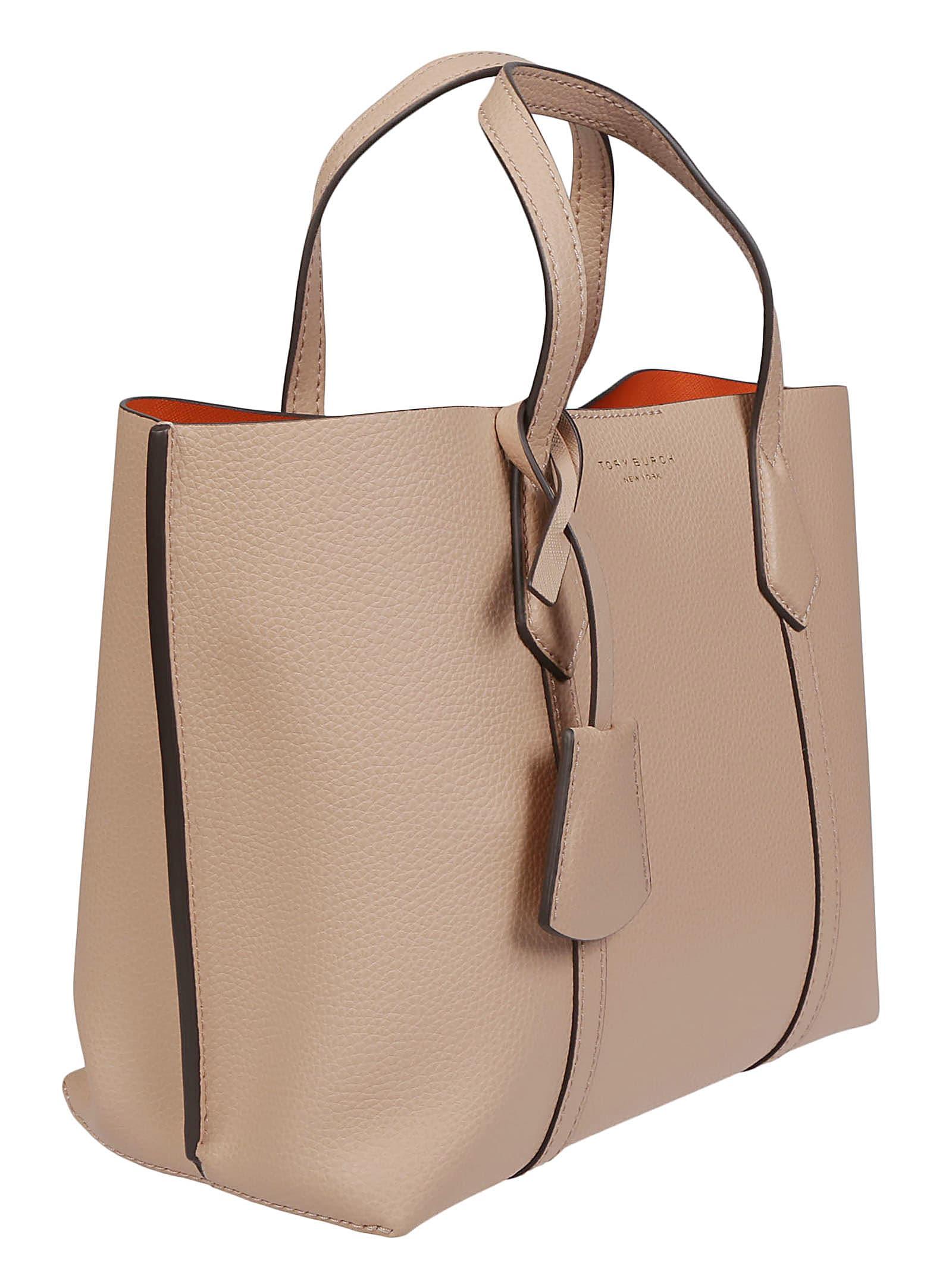 Tory Burch Small Perry Triple-compartment Tote Bag in Natural