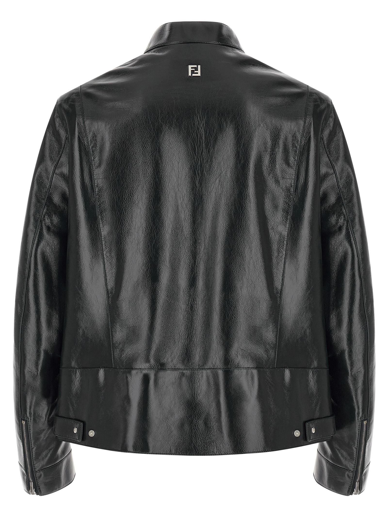 Fendi Leather jackets for Men | Online Sale up to 60% off | Lyst