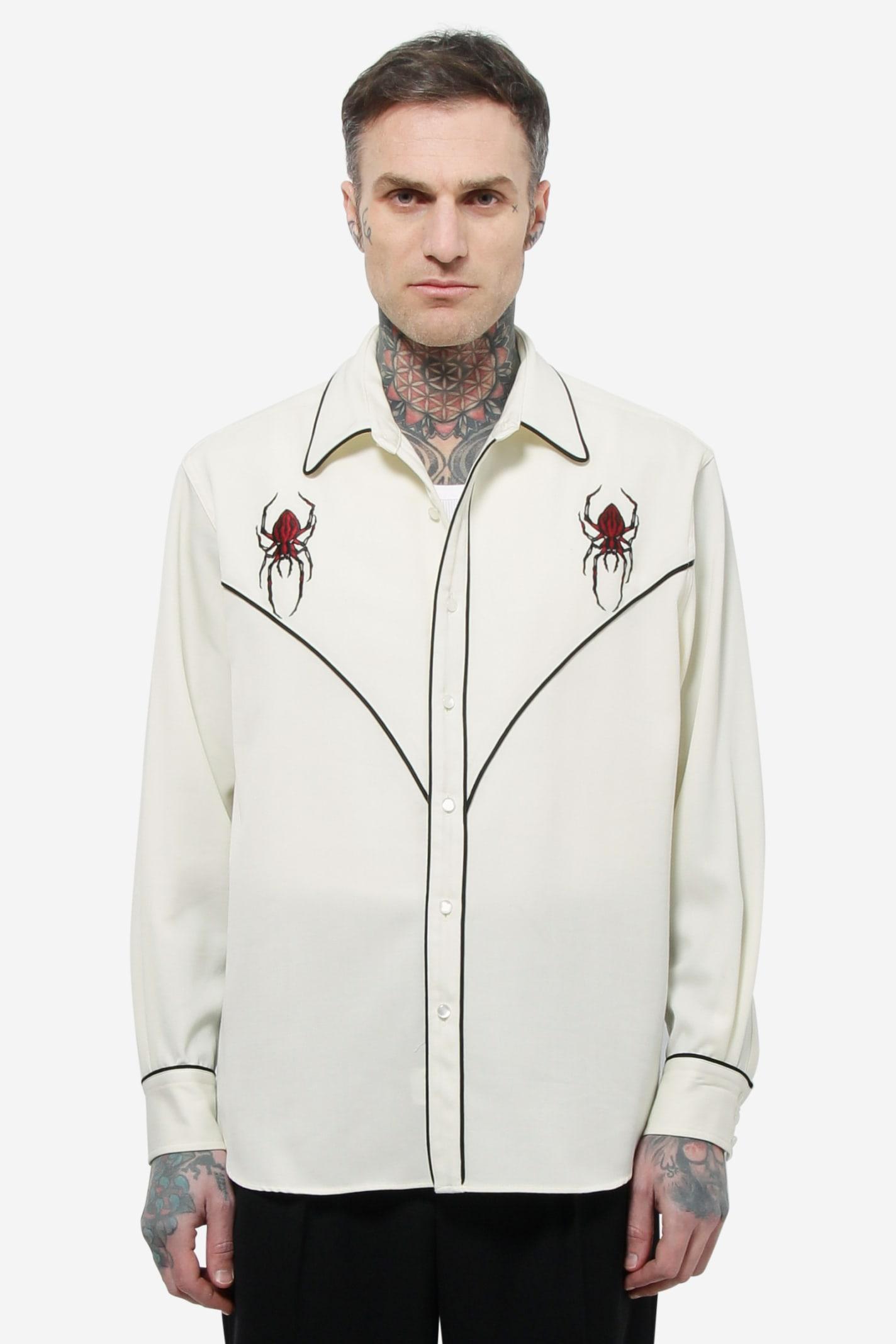 Wacko Maria Shirt in White for Men | Lyst