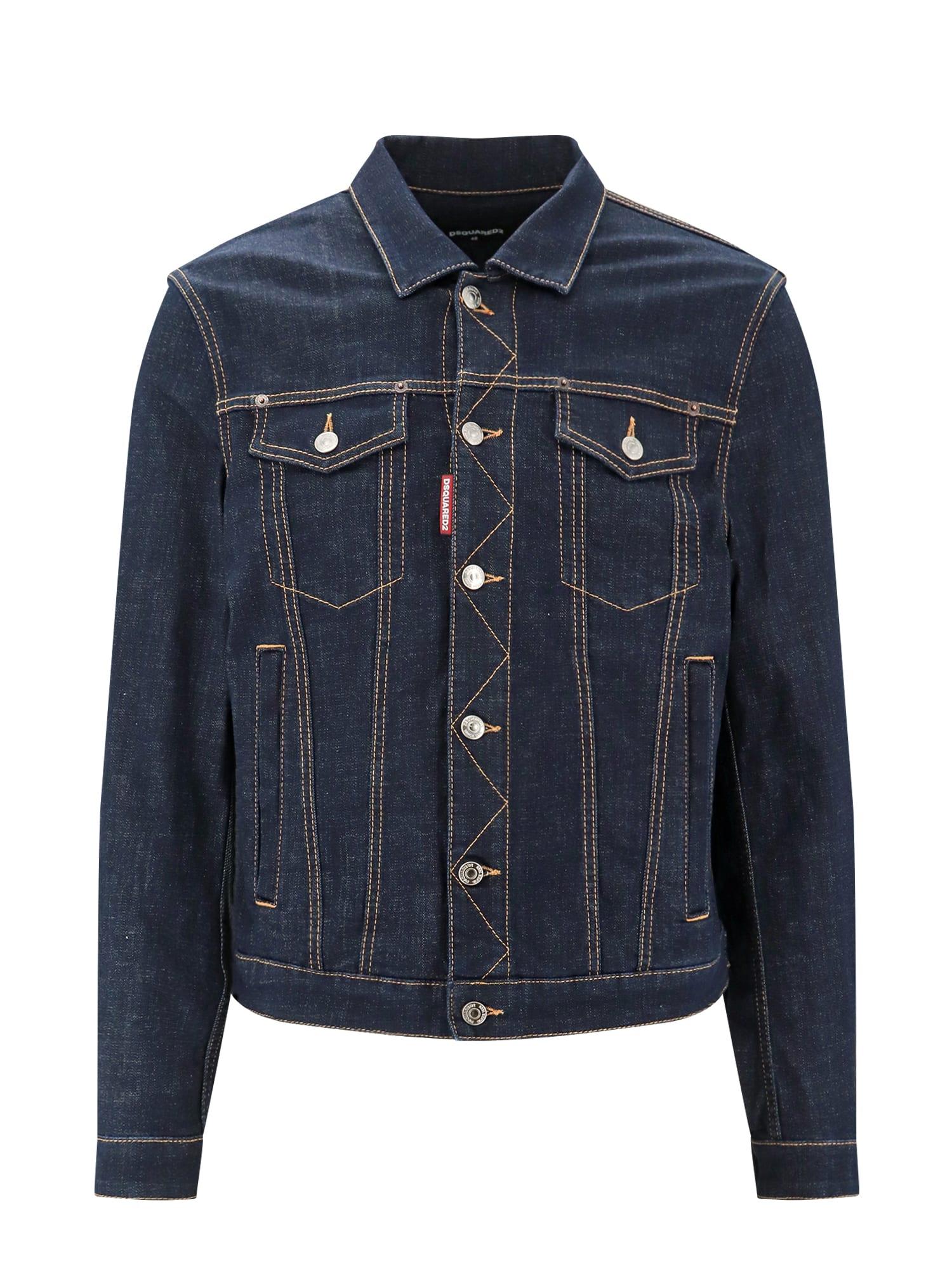 DSquared² Dan Jean Jacket in Blue for Men | Lyst