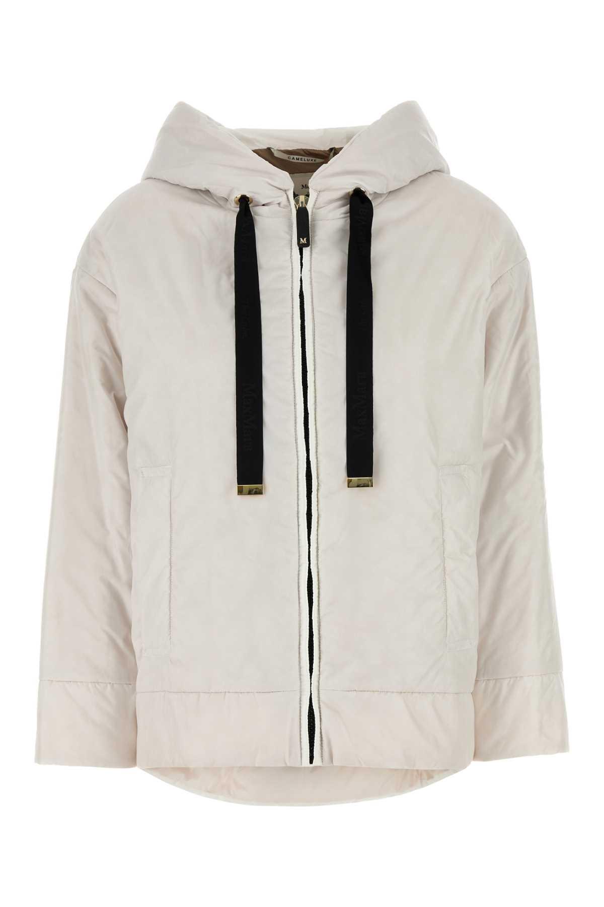 ダウンジャケット・コート Max Mara Chalk polyester Daria padded jacket Max Mara Chalk Polyester Daria Padded Jacket in White | Lyst UK