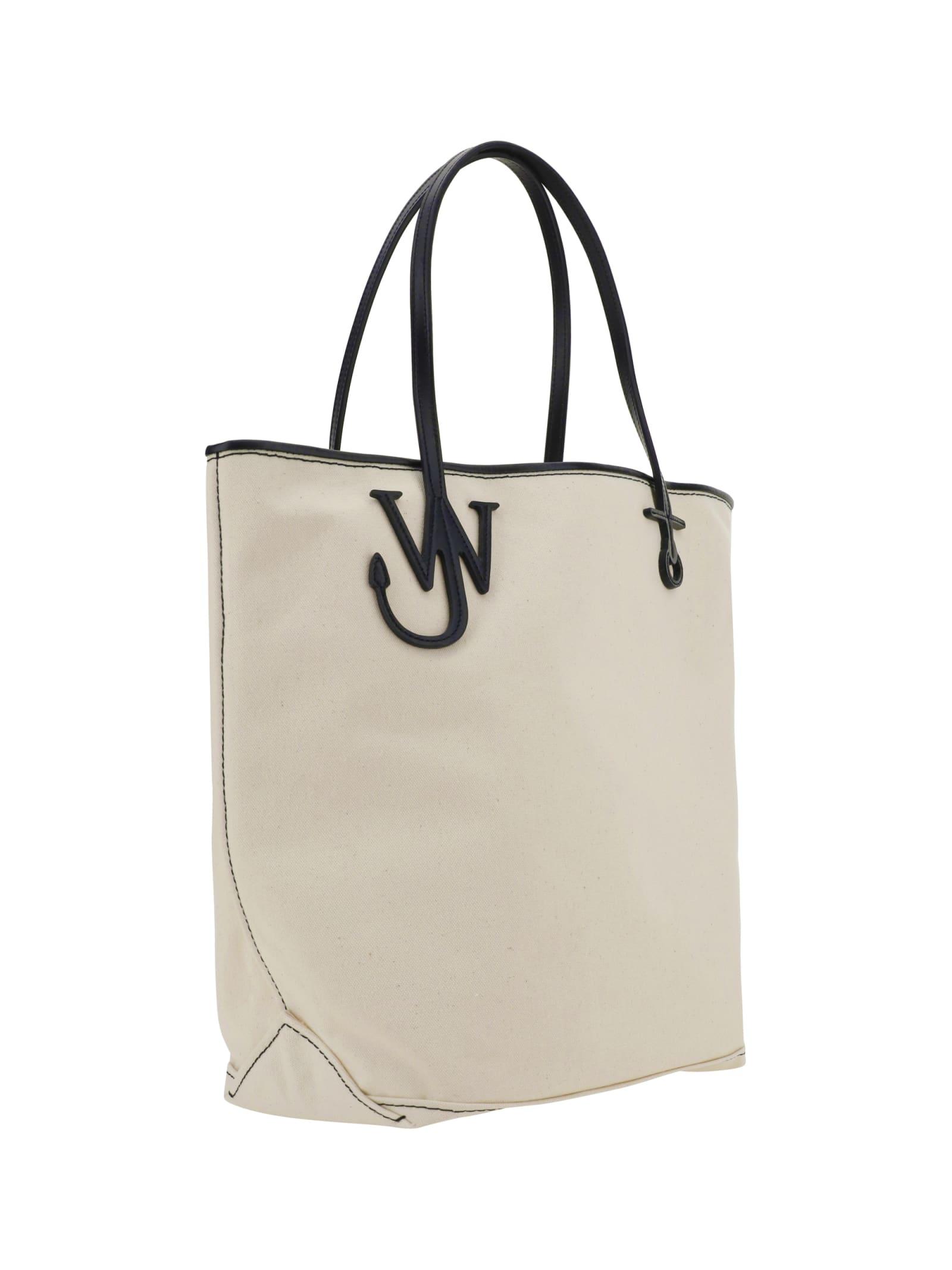 JW Anderson Print Canvas Tote Bag in White