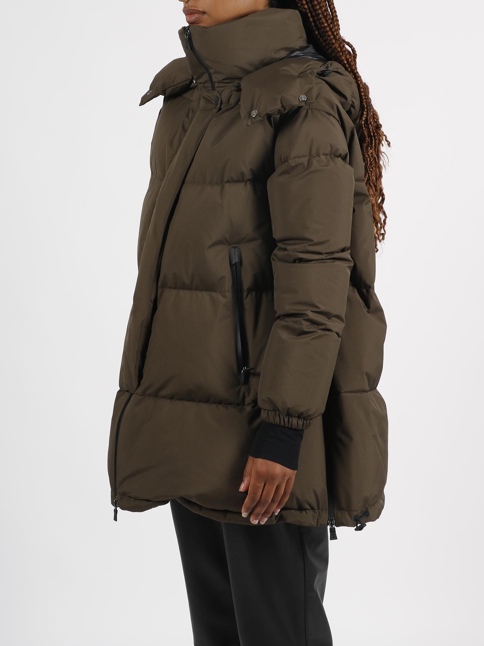 Herno Synthetic Laminar Padded Coat in Brown Womens Clothing Coats Parka coats 