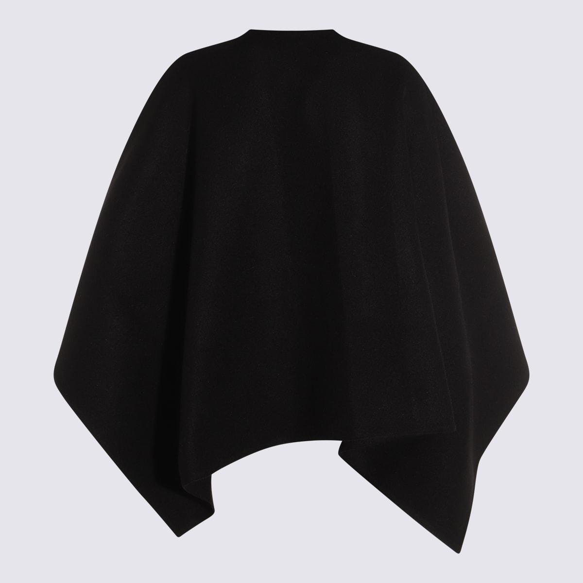 ポンチョ・ケープ Max Mara Derrik' Black Cashmere Cape Cape cashmere | Max Mara