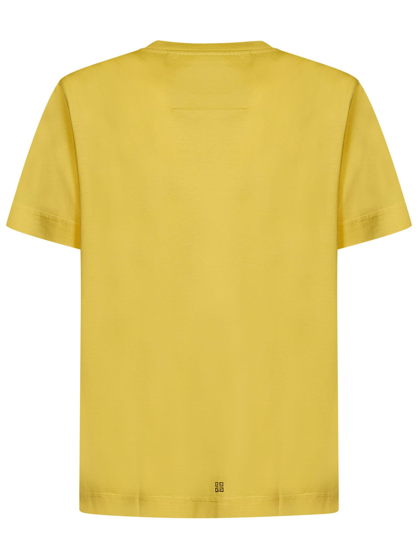 Givenchy 4g Stars T shirt in Yellow for Men Lyst