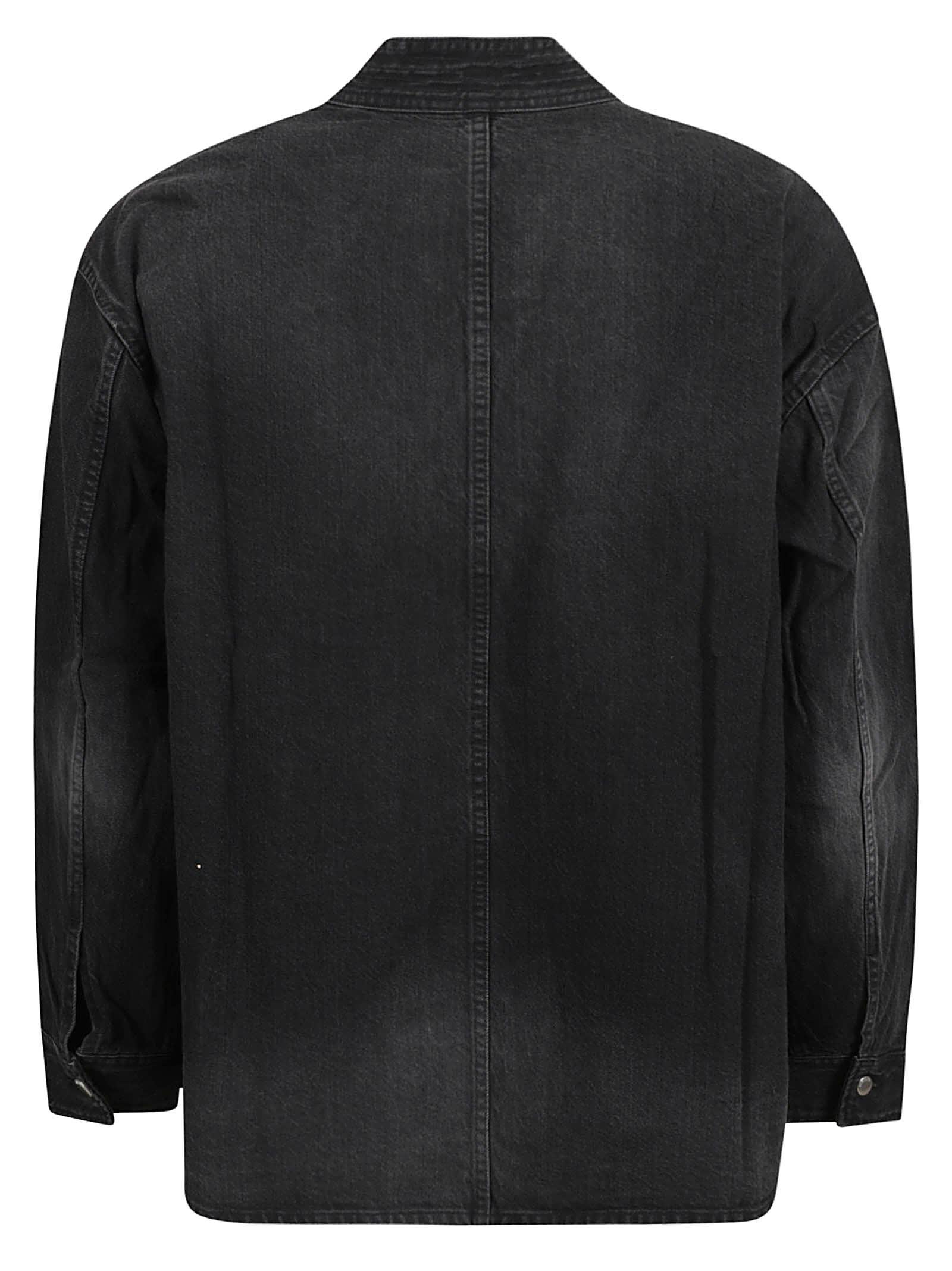 Ambush Kimono Denim Shirt in Black for Men | Lyst