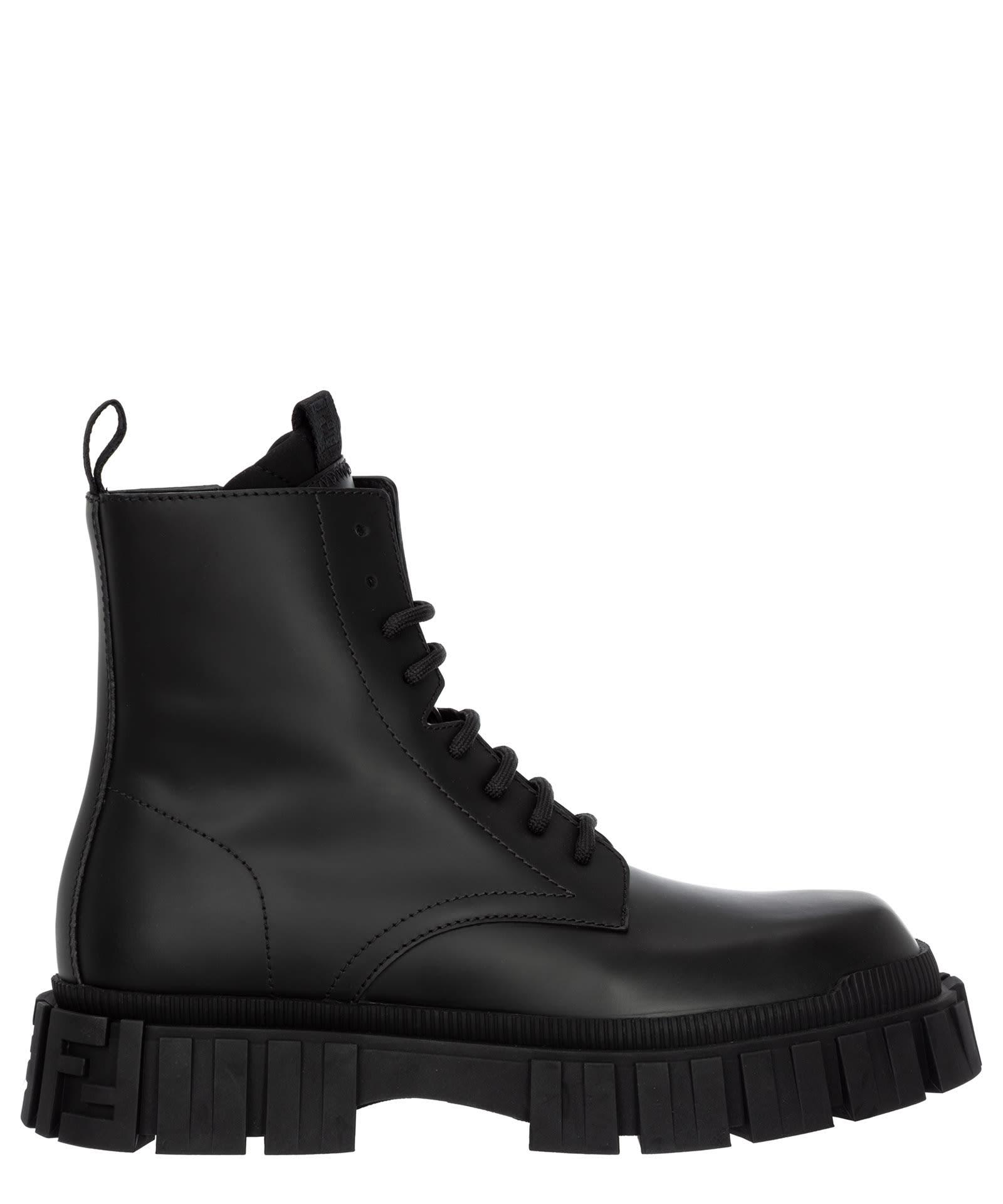 Fendi Force Ankle Boots in Black for Men | Lyst