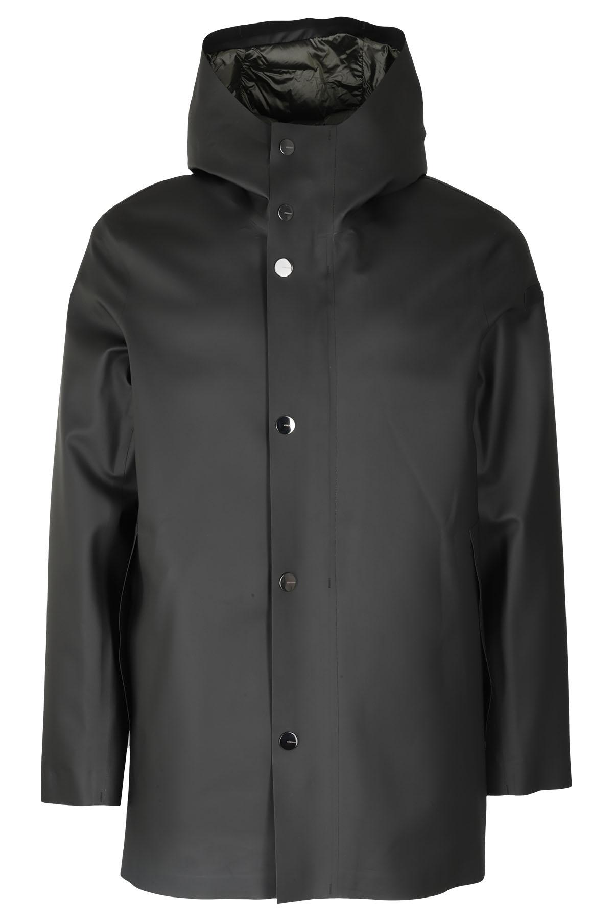 Rrd Rubber Double Parka in Black for Men Lyst