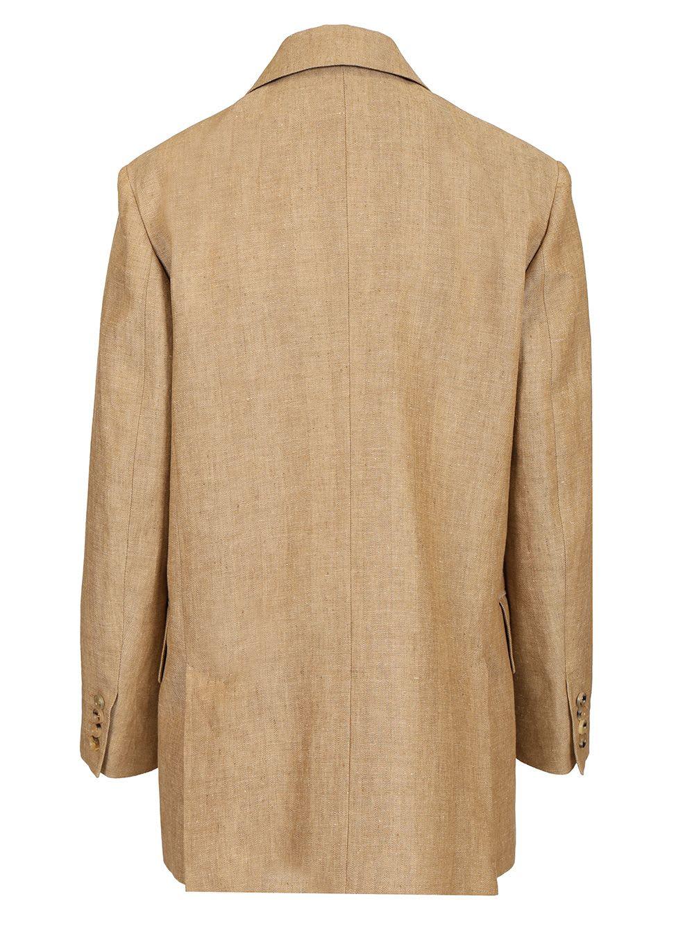 ☆MaxMara☆直営店買付☆上品Olimpia Linen Jacket/GERLA Olimpia Jacket in linen, sand | 