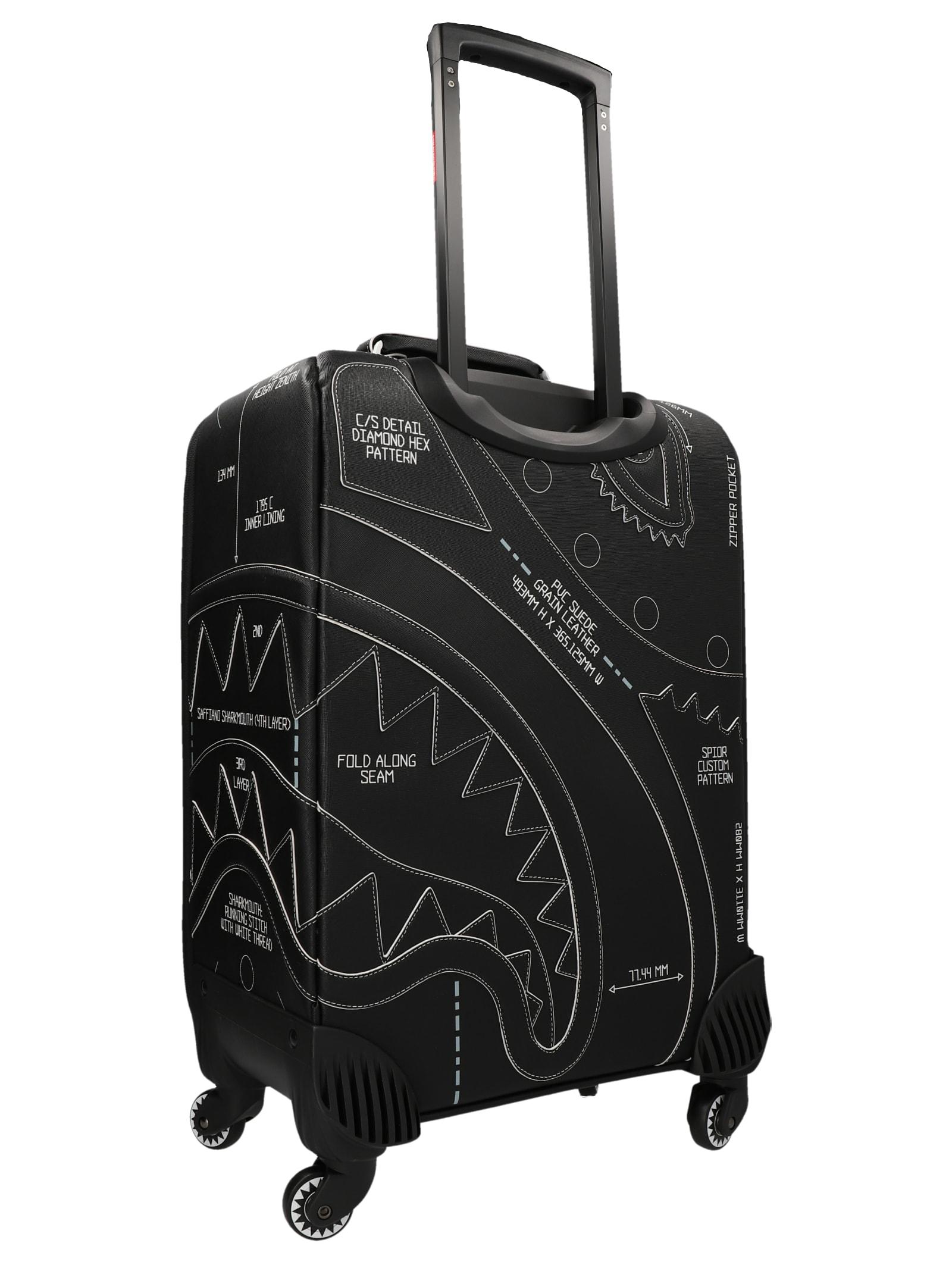 Sprayground Reverse Technical Cut And Sew Suitcase in Black for Men | Lyst