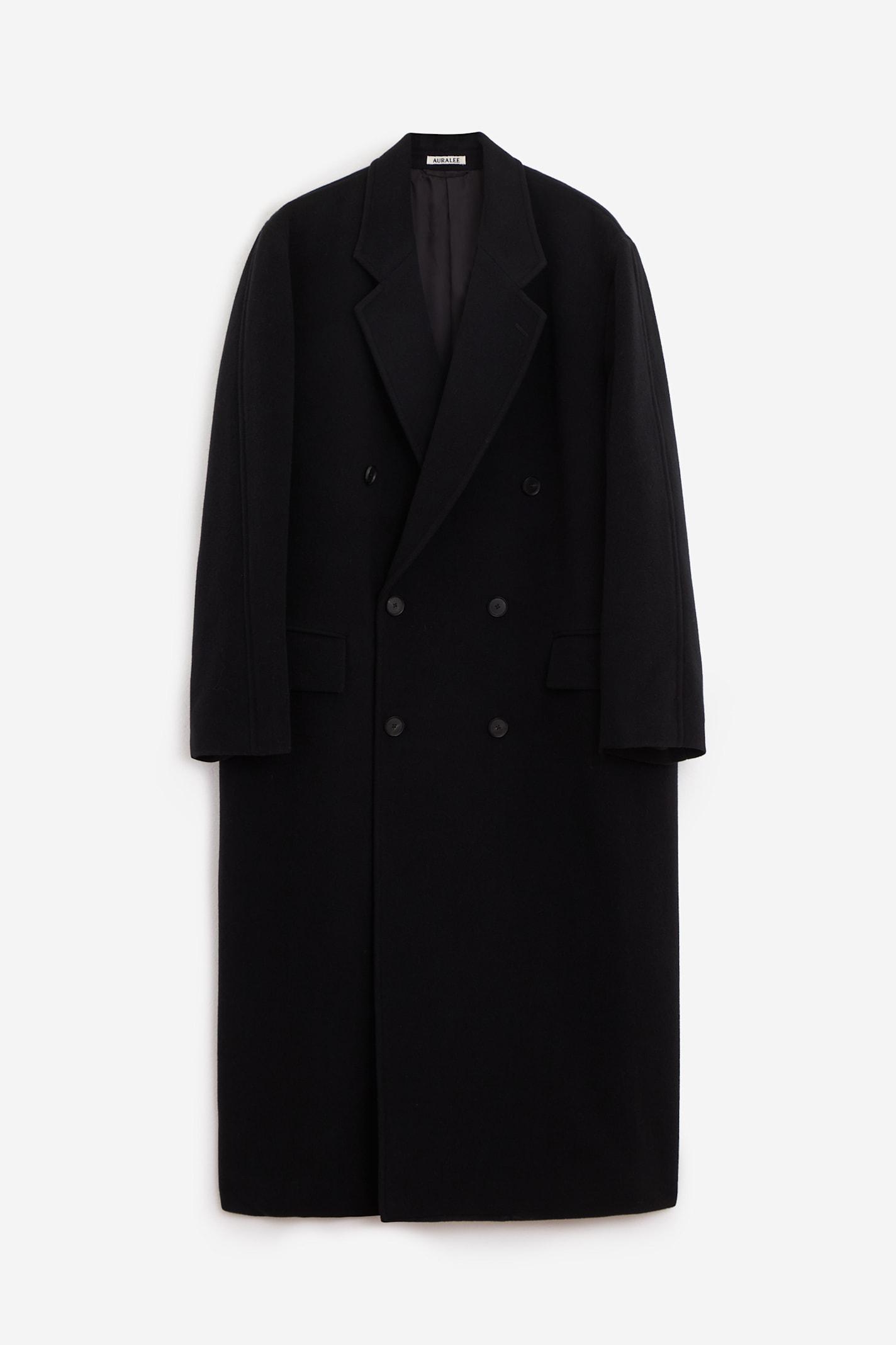 AURALEE Mosser Chesterfield Coat in Black for Men | Lyst AURALEE Mosser Chesterfield Coat in Black for Men | Lyst