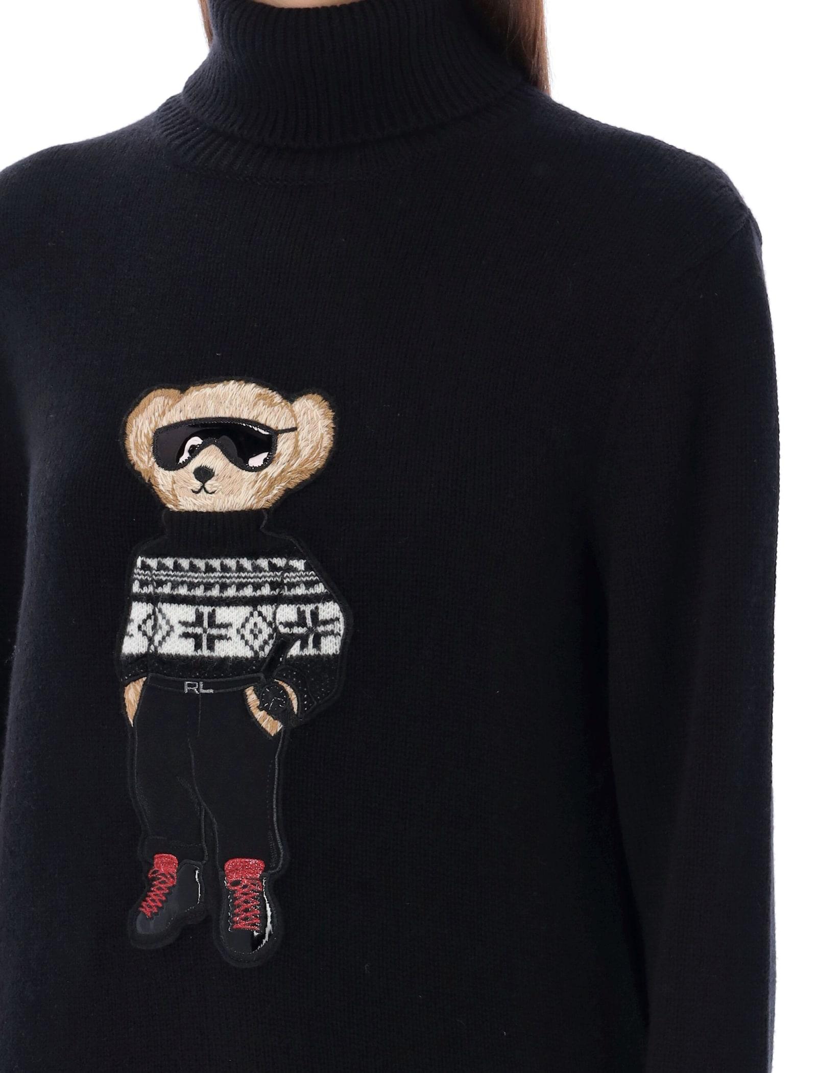 Polo ski bear sweater sales