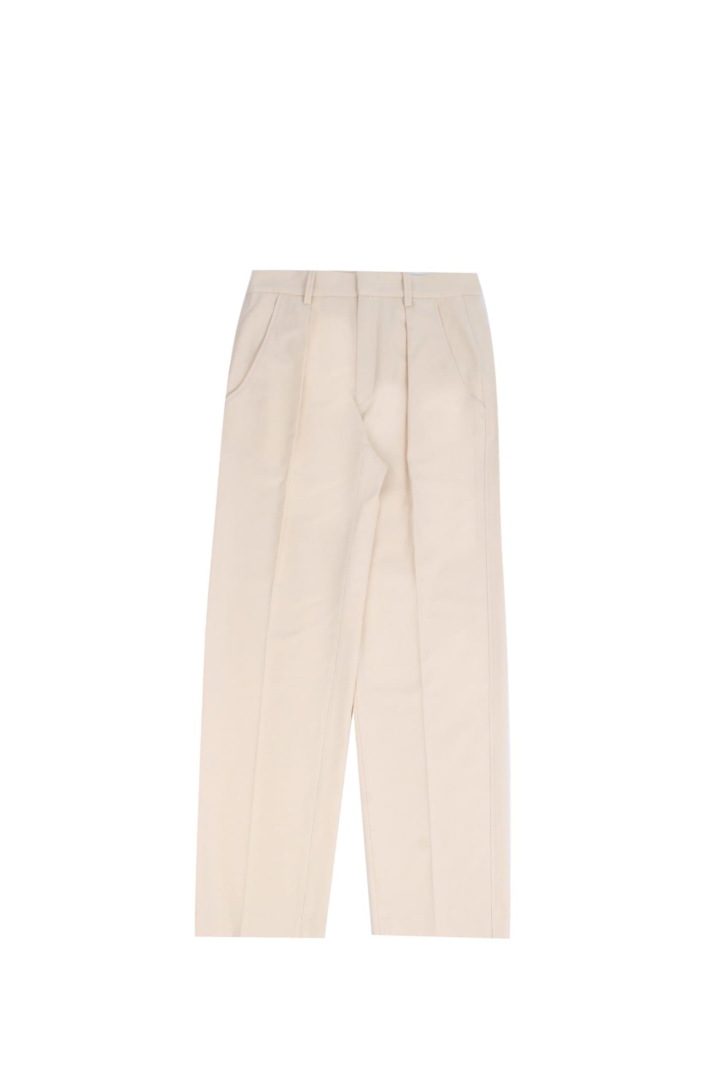 Isabel Marant Cotton Pants in Natural 