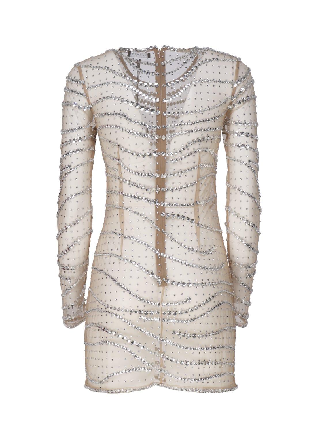 retrofete Short Dress With Raes Decoration in Grey Lyst UK