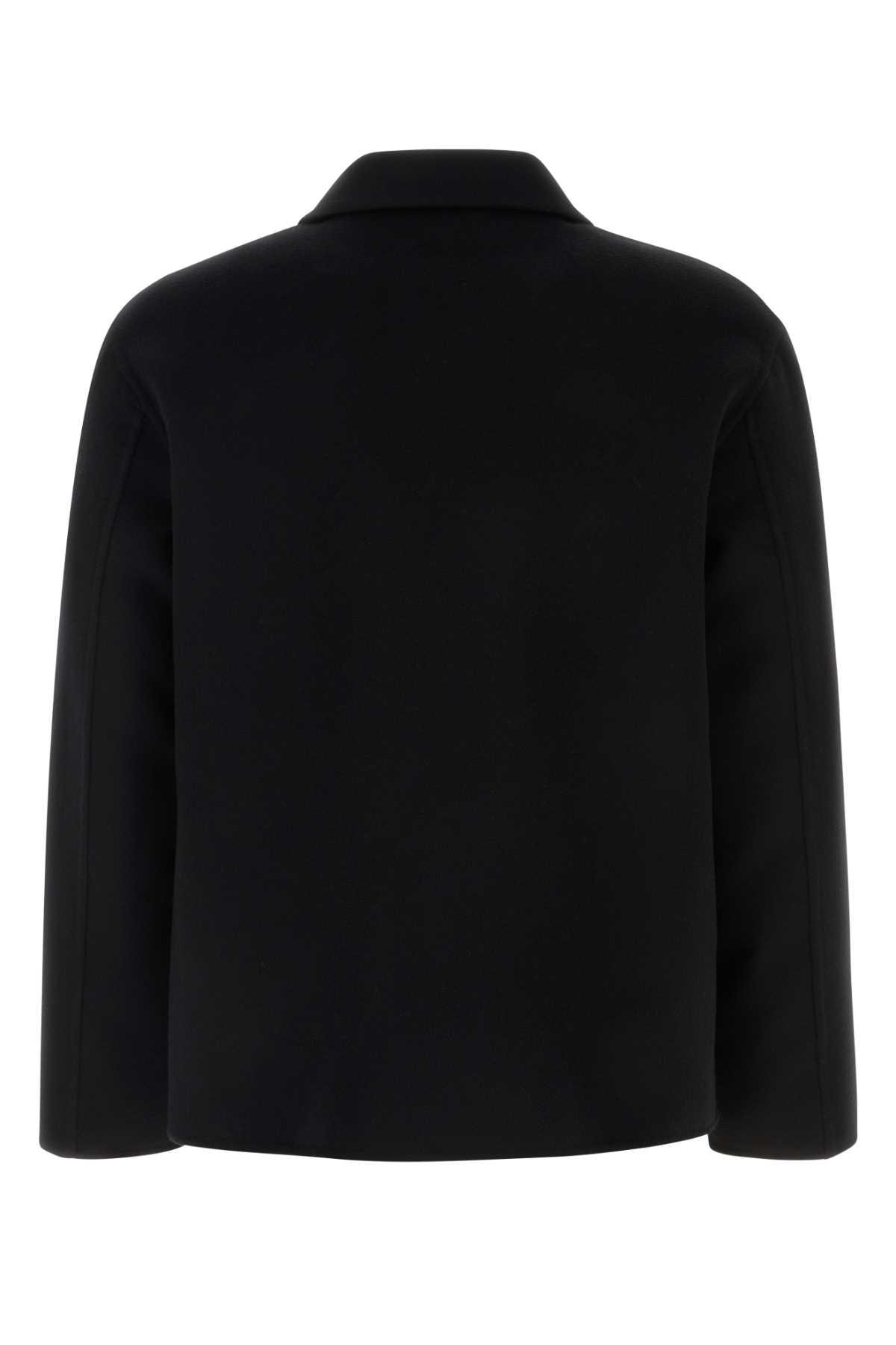 テーラードジャケット LOEWE BLACK WOOL BLEND JACKET loewe-BLACK-Wool-Blend-Jacket.jpeg