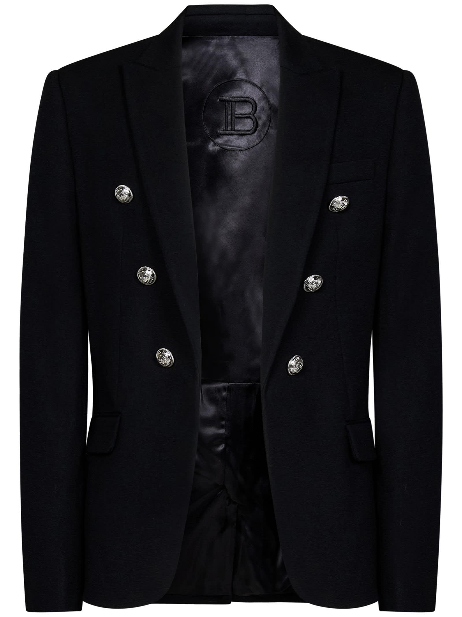 Balmain blazer buttons hotsell