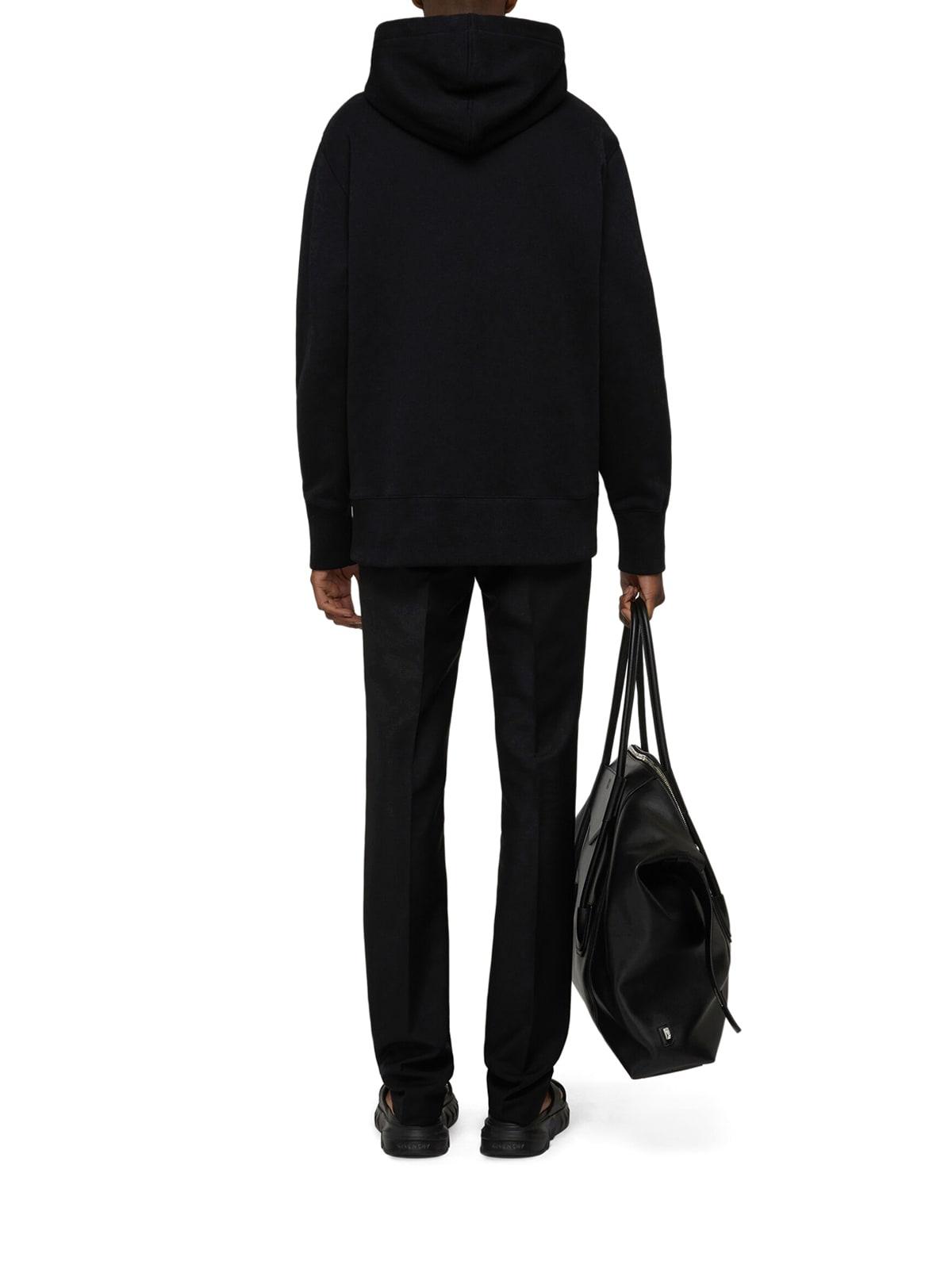 Givenchy Zipped Hoodie With Padlock in Black for Men | Lyst