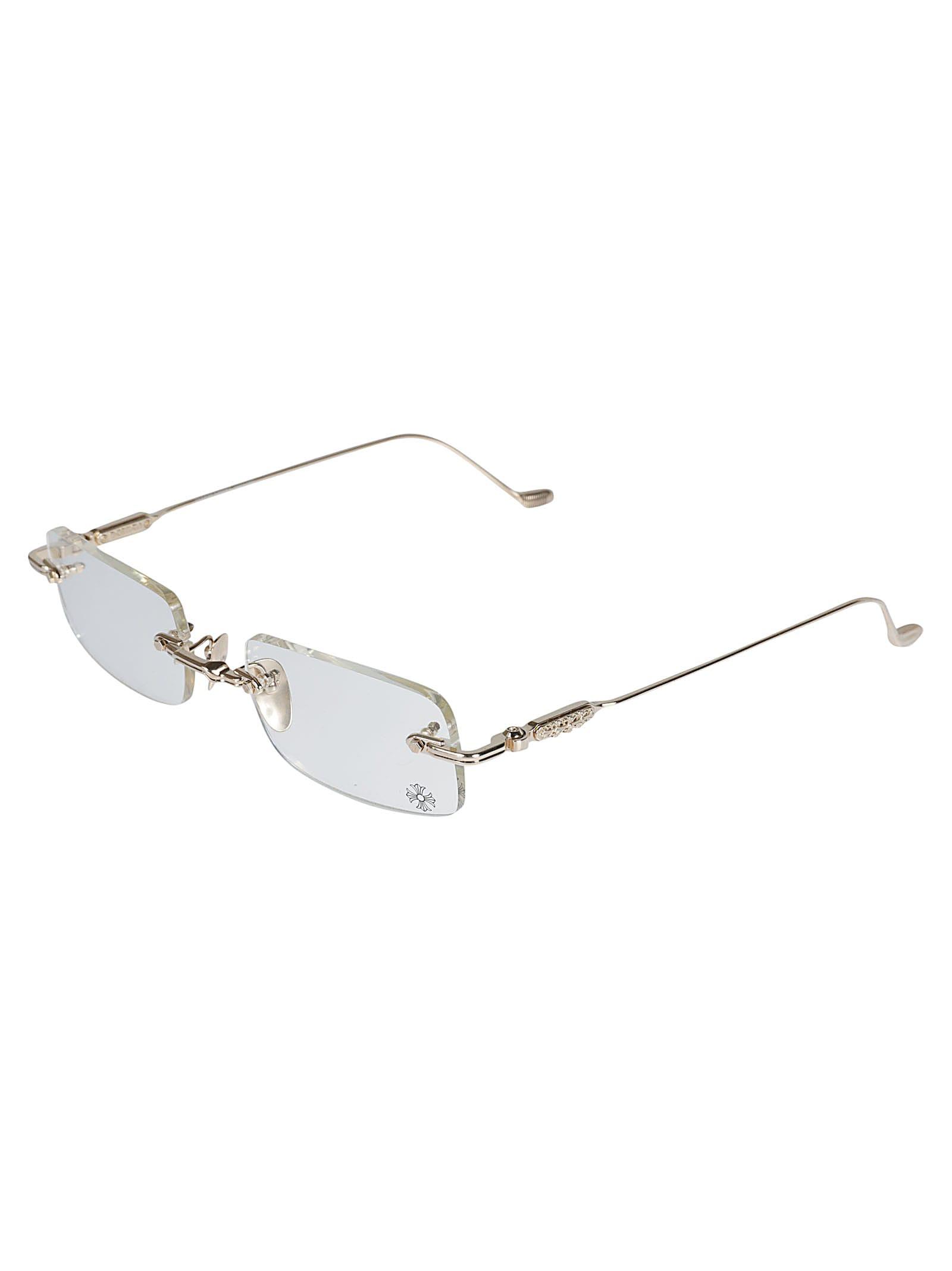 Chrome Hearts Rectangle Rimless Glasses Lyst UK
