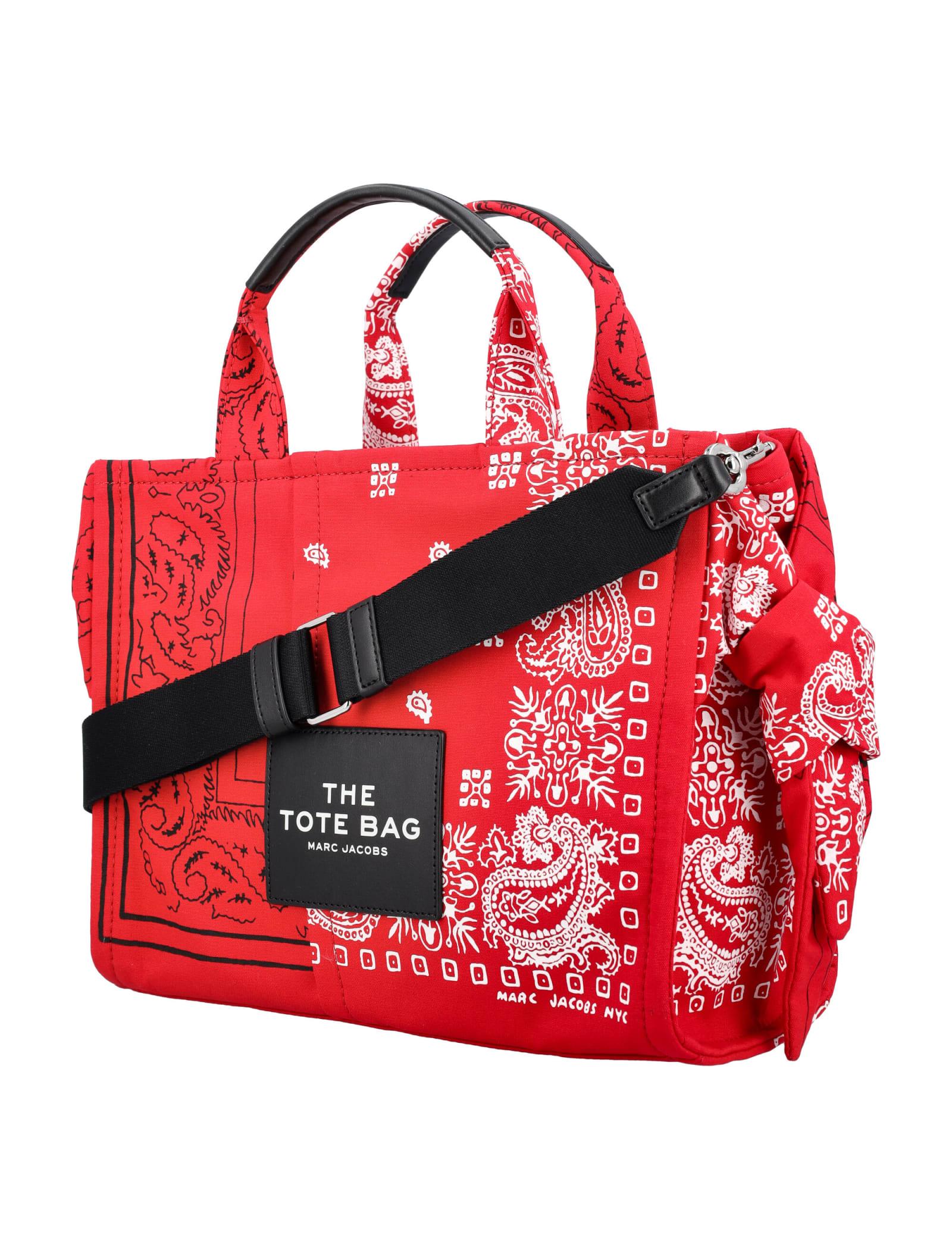 Marc Jacobs The Small Bandana Tote in Red | Lyst