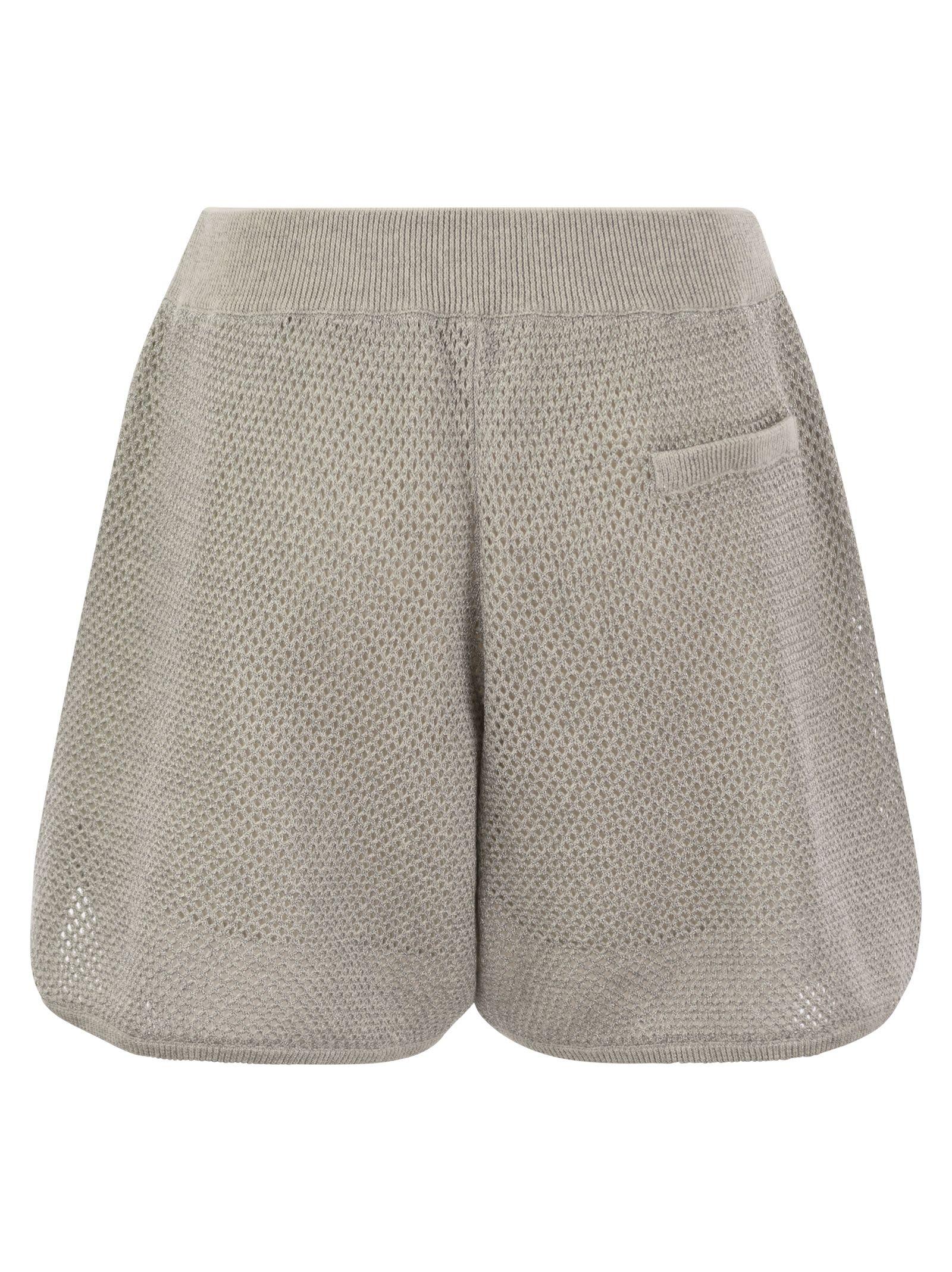 Brunello Cucinelli drawstring knit shorts - Red