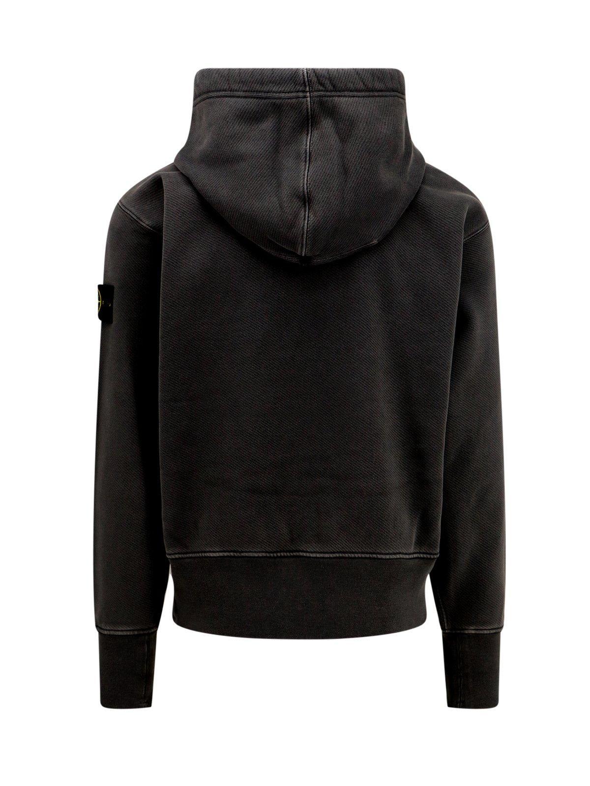 Stone island drawstring neck sweatshirt sale