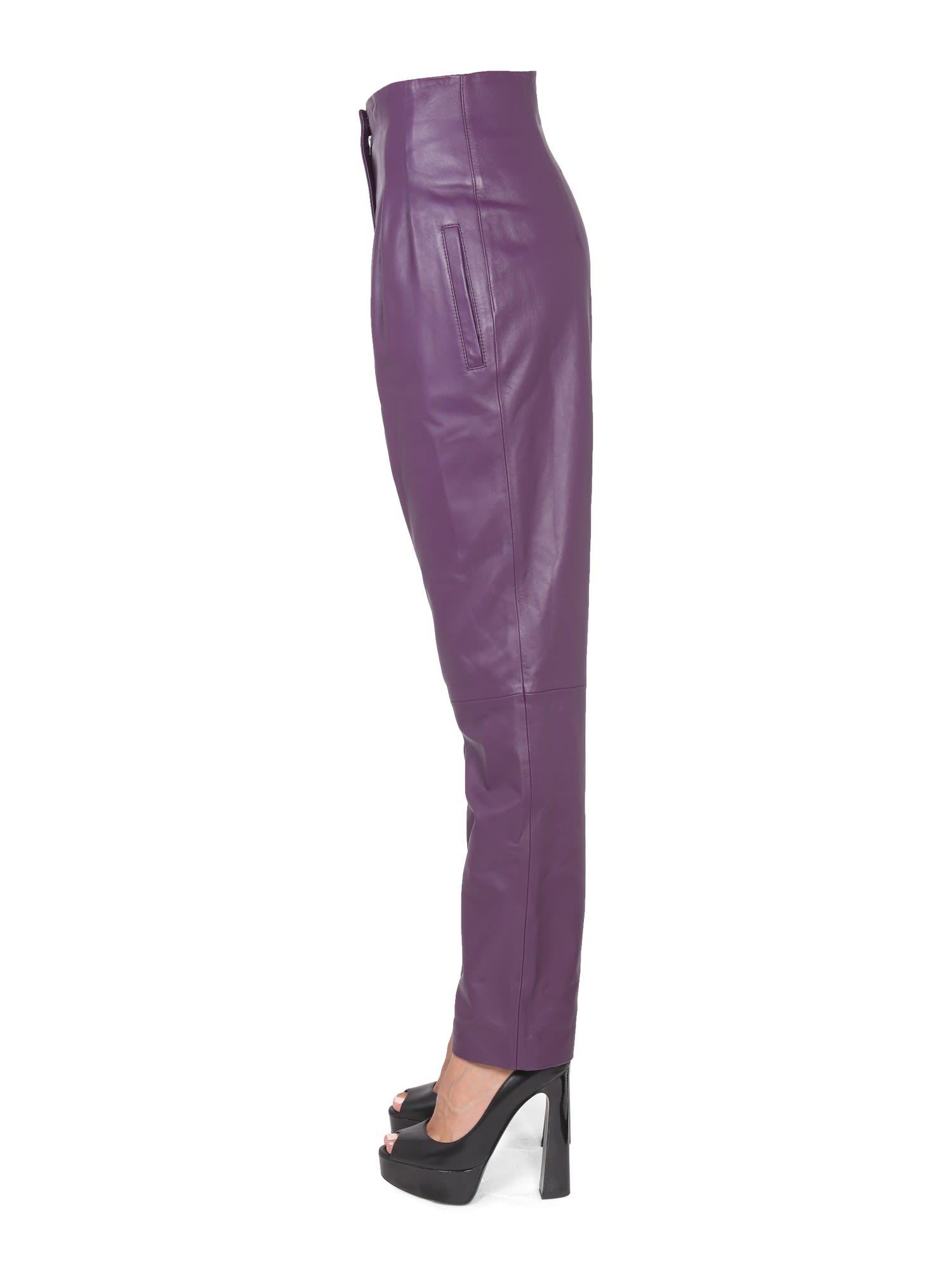 Alberta Ferretti Tassel Pants in Purple Lyst