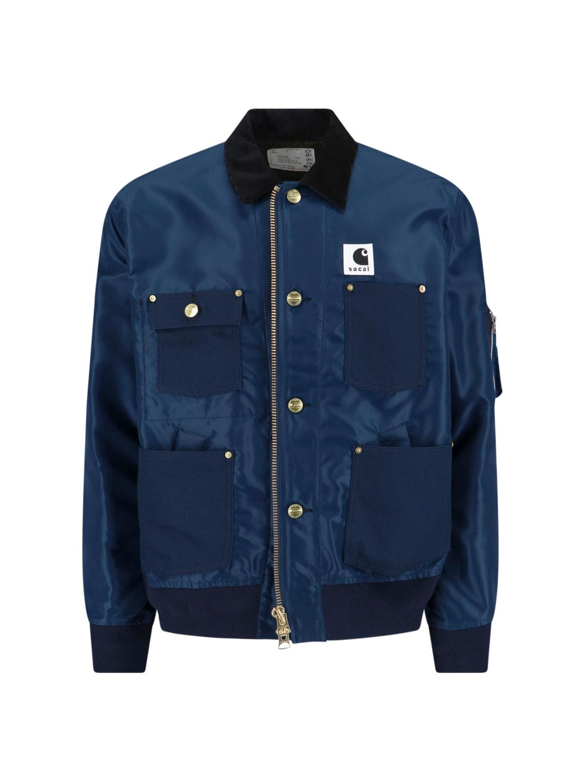 sacai WIP MA1 Jacket Sacai X Carhartt Wip Jacket Detroit Canvas Ma 