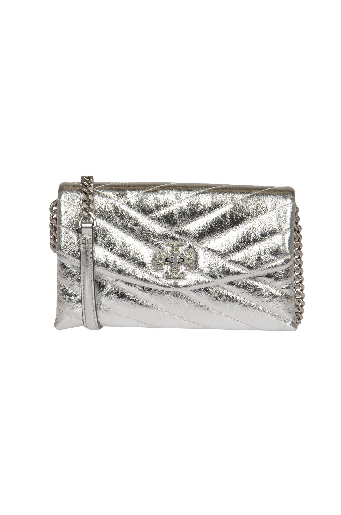 Tory Burch Chain Strap Shoulder Bag in White | Lyst