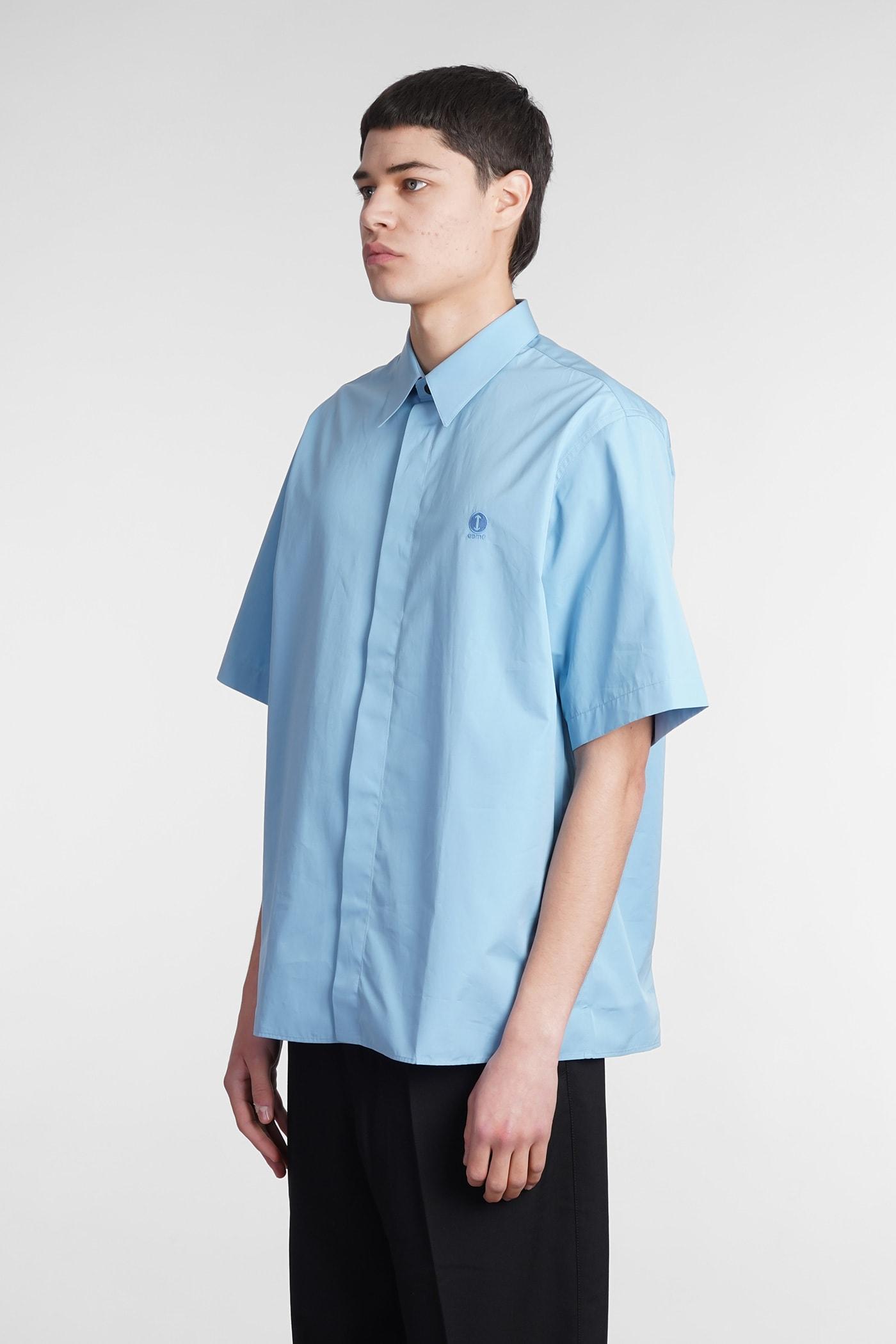 OAMC Studio Shirt In Cyan Cotton in Blue for Men | Lyst