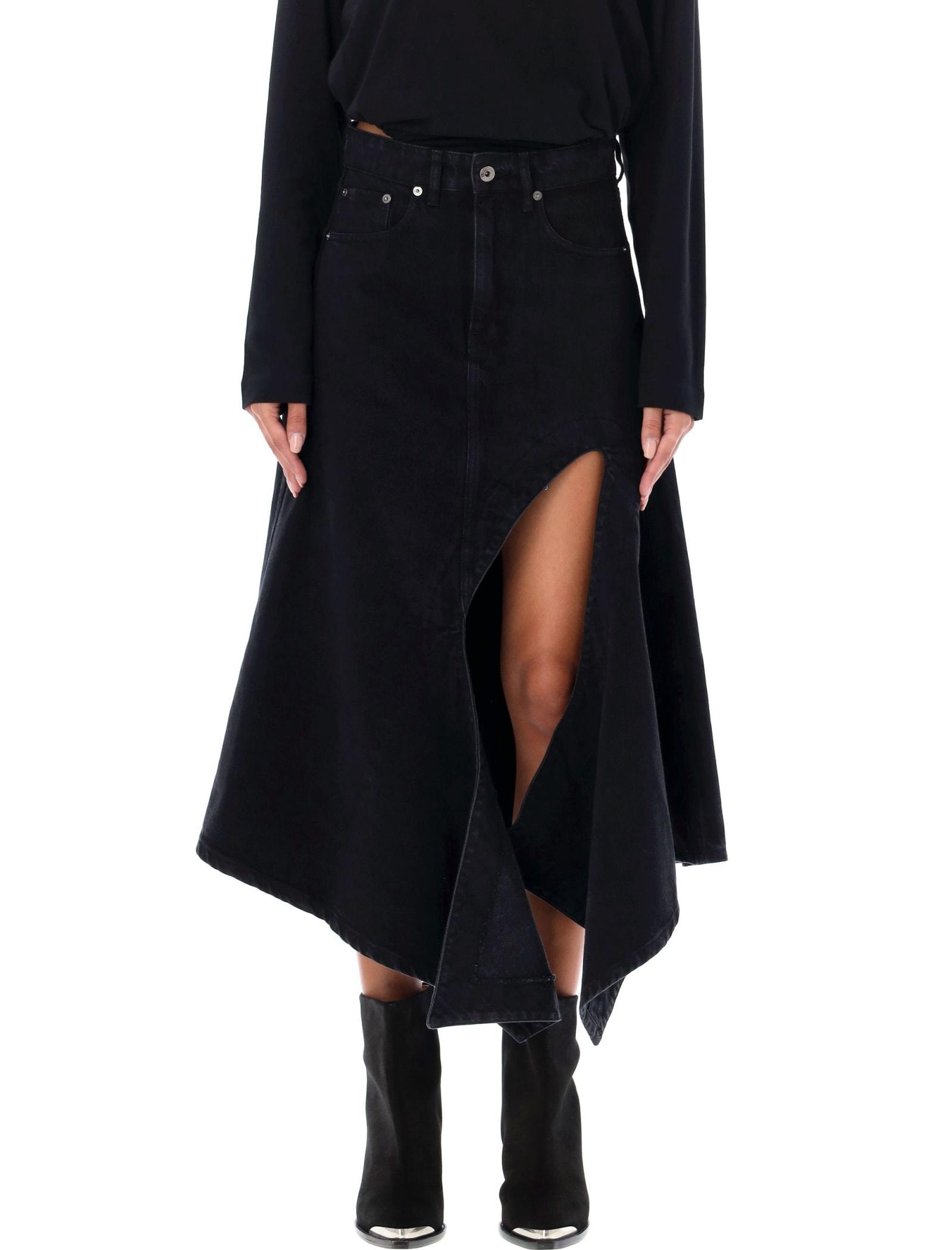 ワンピース Y PROJECT Women Mid Skirts 104DR006 BLUE Y. Project Mid-length skirts for Women | Online Sale up to