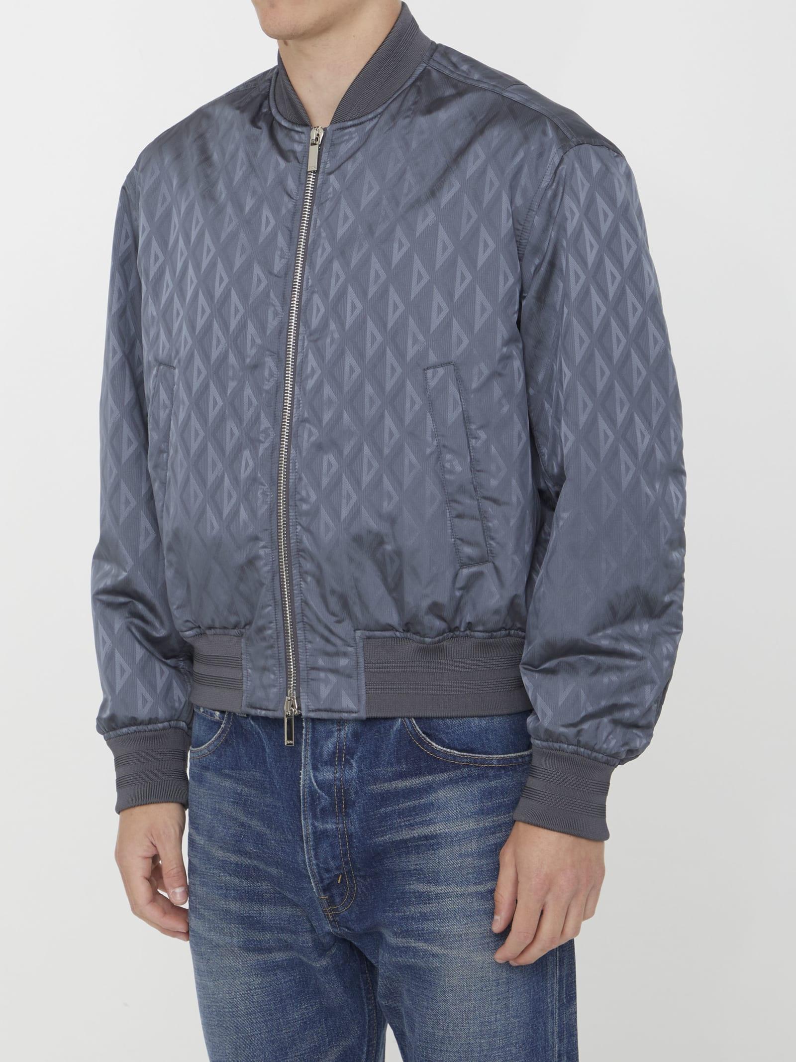 Dior Cd Diamond Bomber Jacket in Blue for Men | Lyst UK