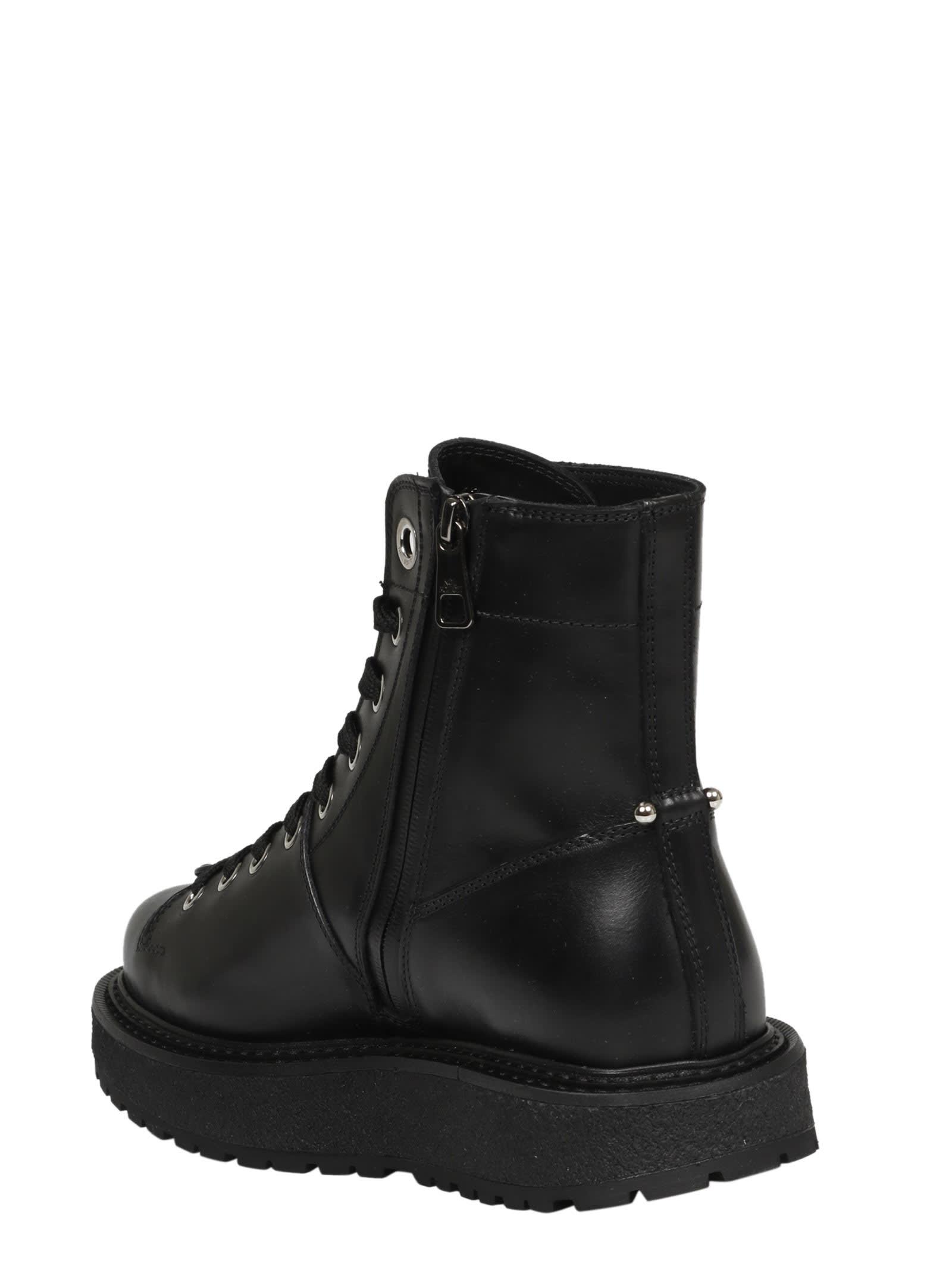 Neil Barrett Pierced Gorilla Boots in Black for Men | Lyst