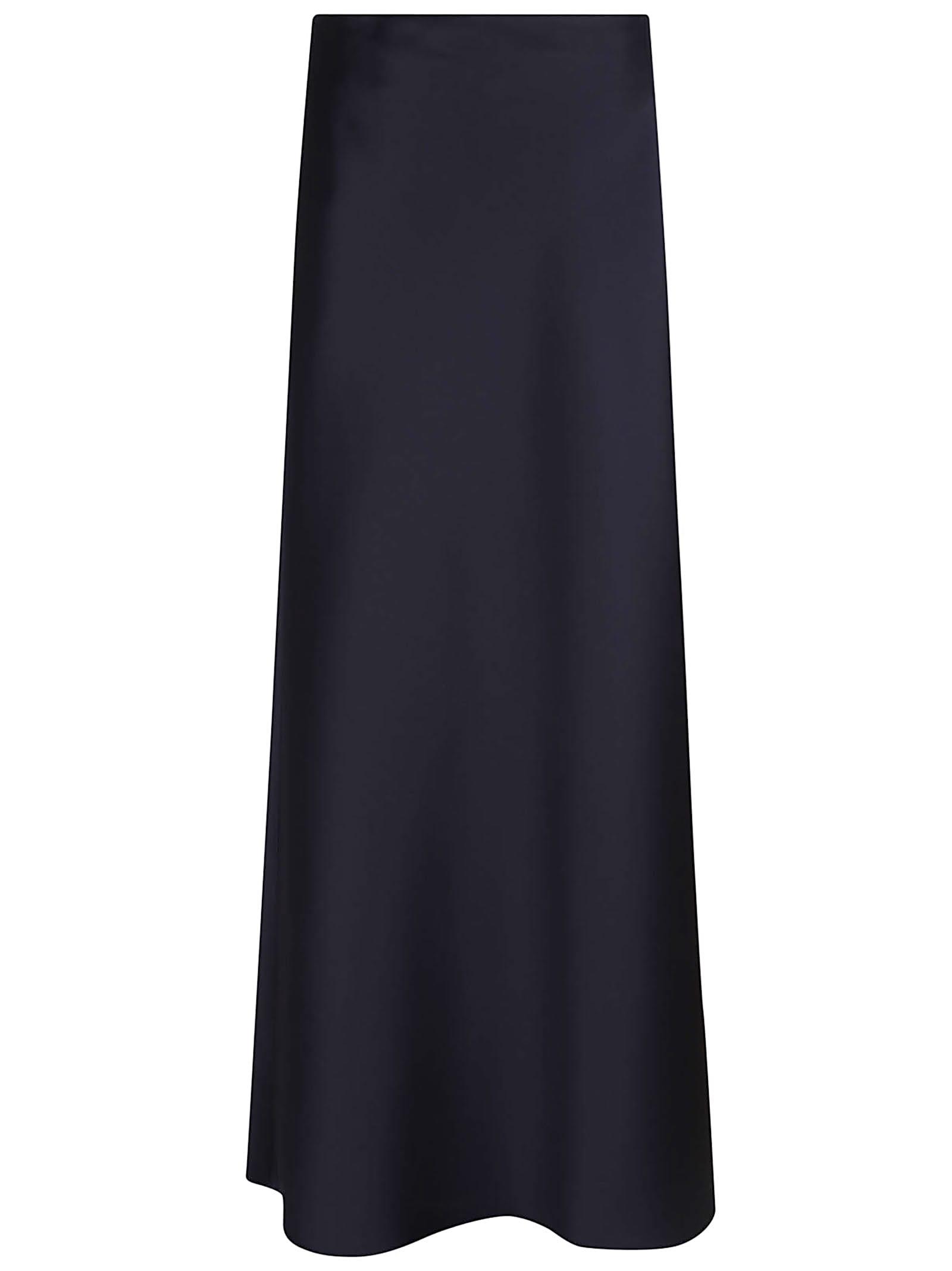 スカート A FERRETTI Mikado long skirt Blu Alberta Ferretti Mikado Long Skirt in Blue | Lyst