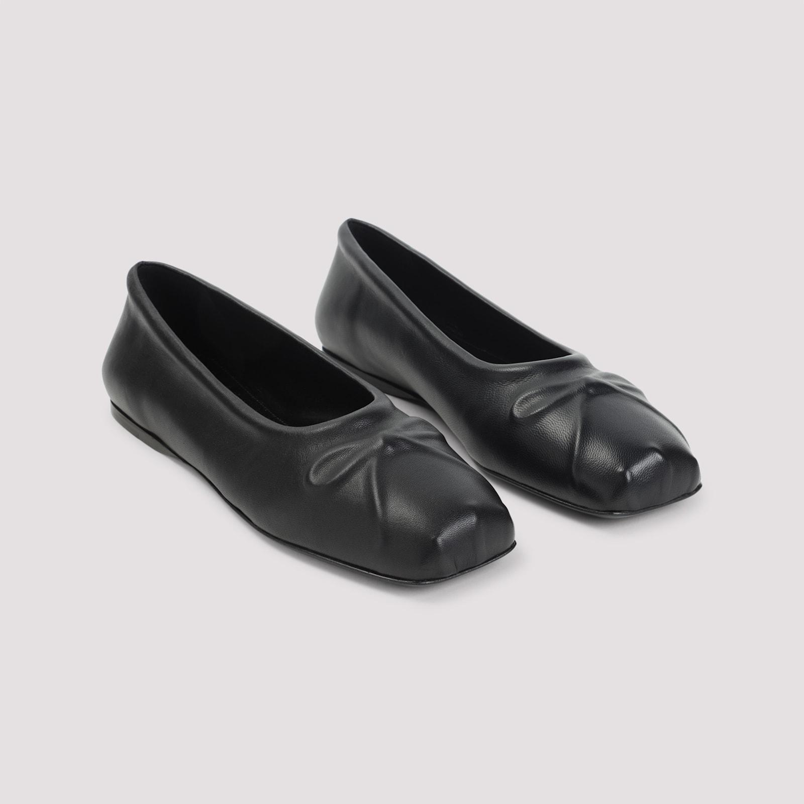 フラットシューズ Marni Dancer Black Leather Ballerinas Marni Ballet flats and ballerina shoes for Women | Online