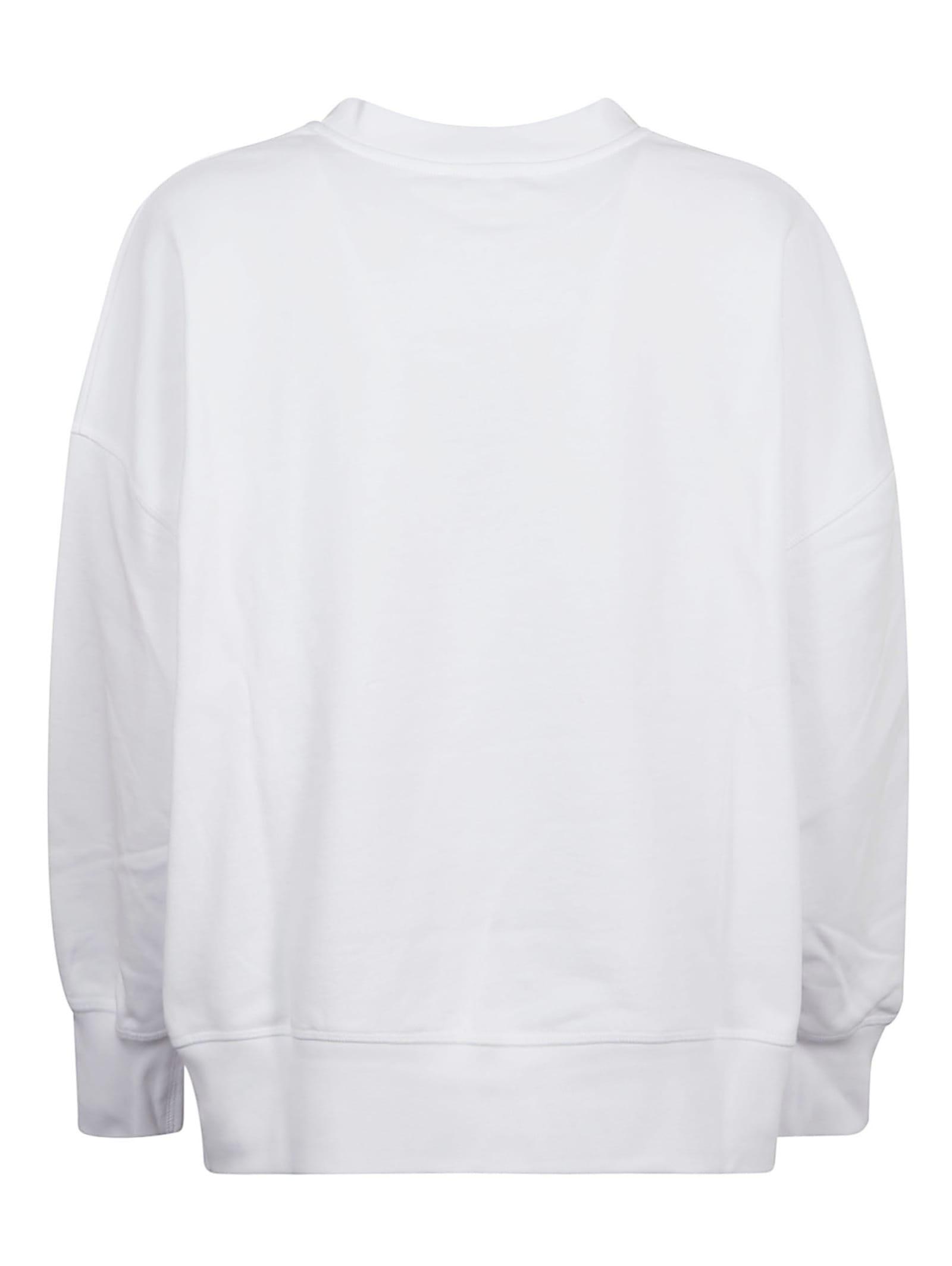 Alexander McQueen Oversized Logo Sweatshirt in White | Lyst