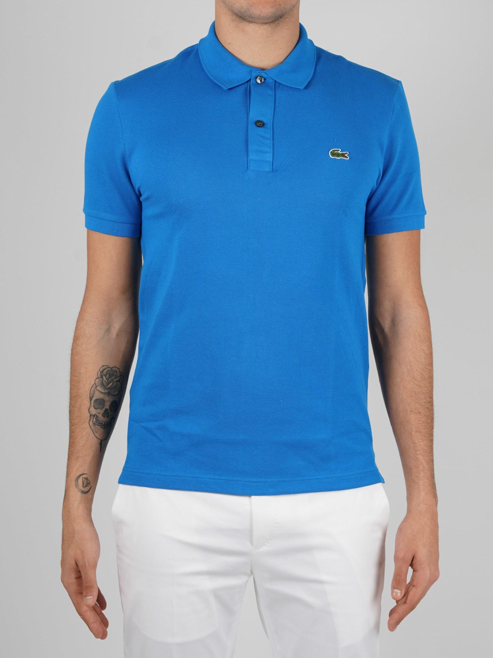 Lacoste Polo M/c Uomo Polo in Blue for Men | Lyst