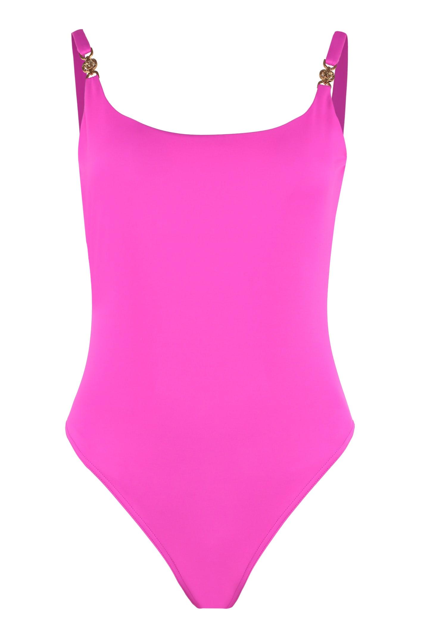 Versace Medusa Biggie One-piece Swimsuit in Pink | Lyst