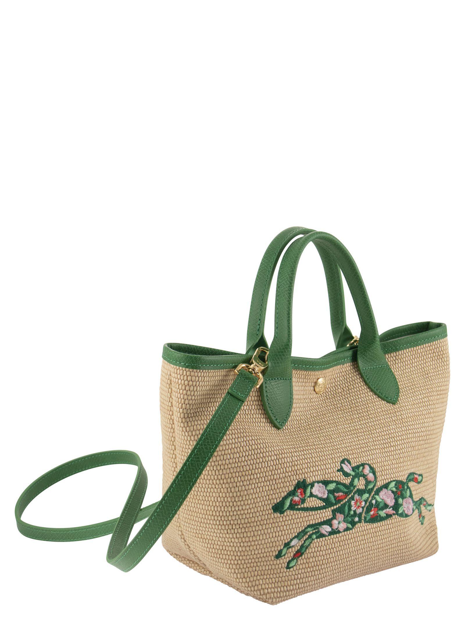 Longchamp Le Panier Pliage - Hand Bag S in Green | Lyst