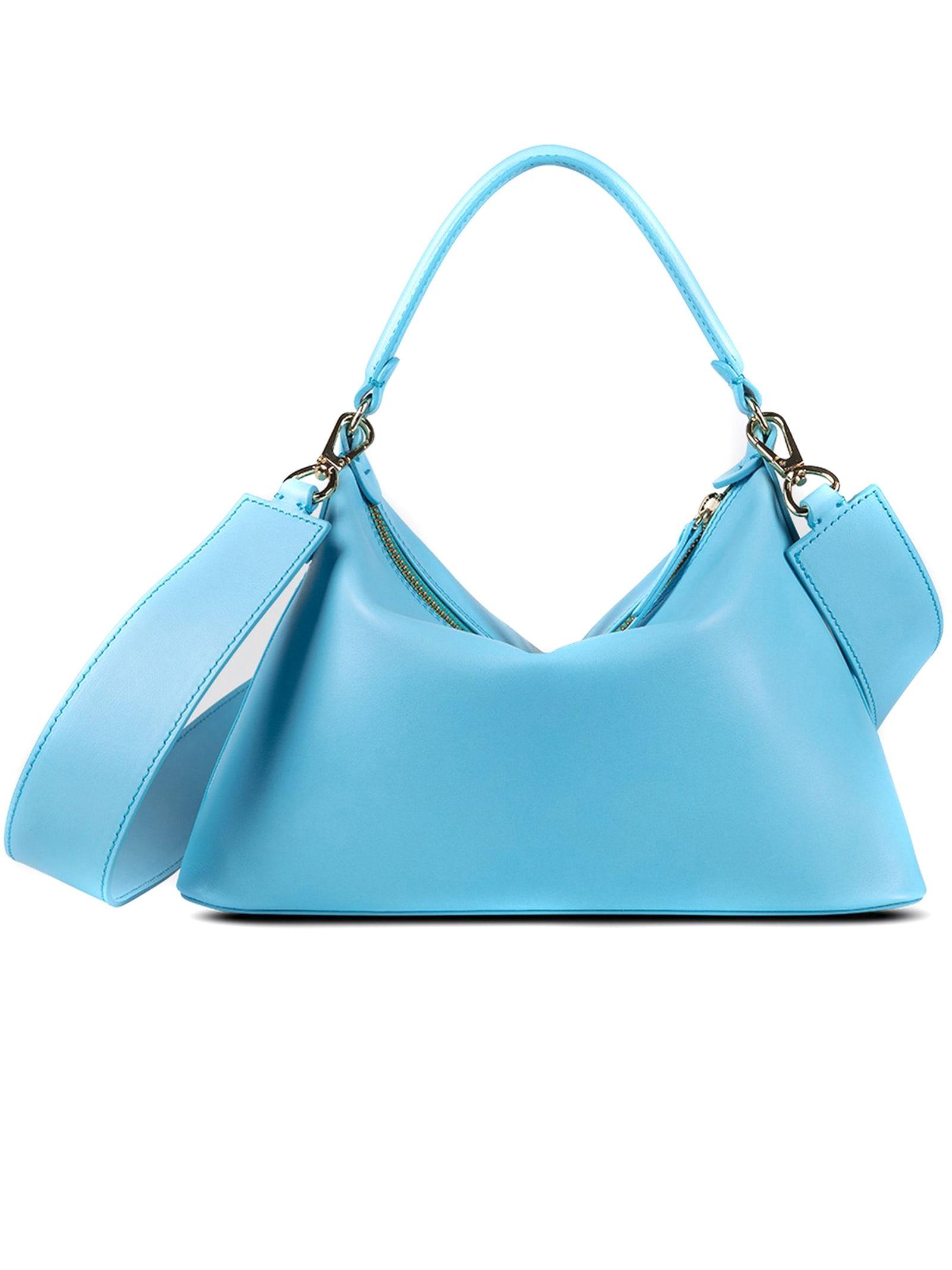 Liu Jo Leather Light Blue Small Hobo Bag | Lyst