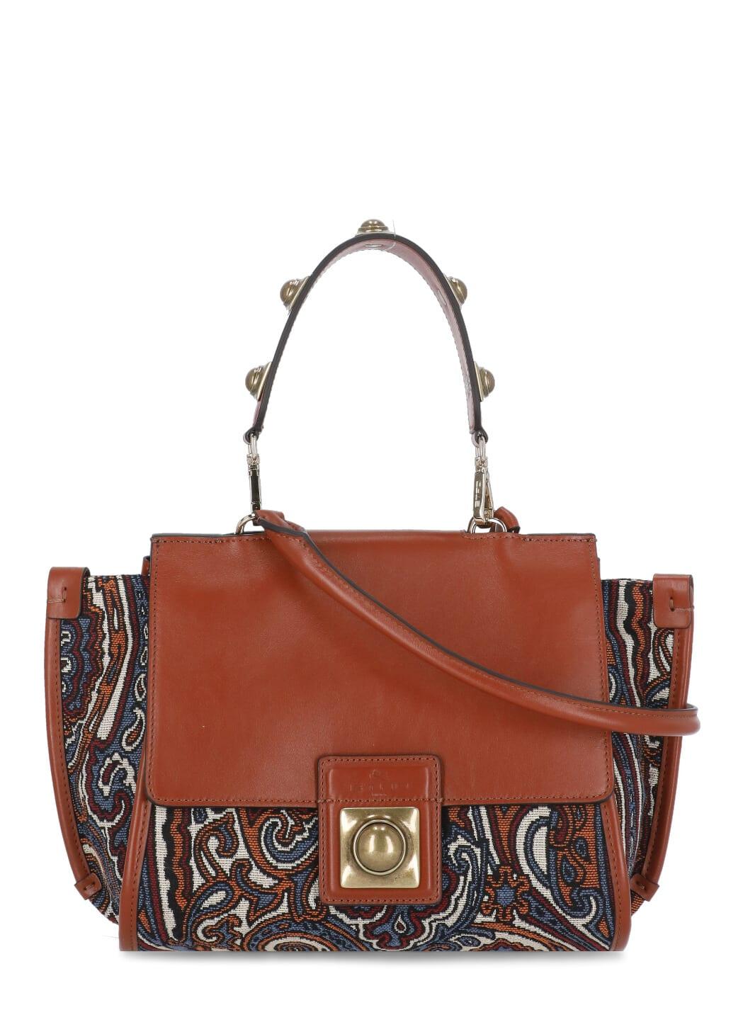 Etro Crown Me Bag in Brown Lyst