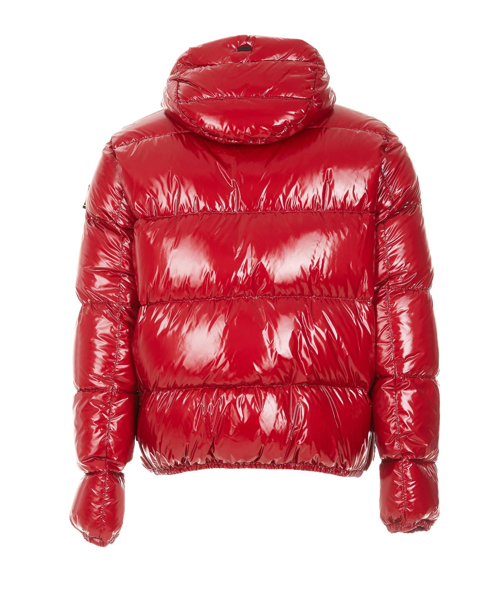 Herno Gloss Bomber Jacket in Red for Men | Lyst